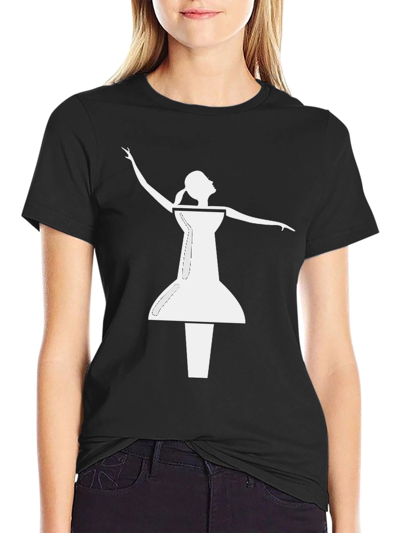 Ballerina Push Pin Graphic Tee - Unique Design