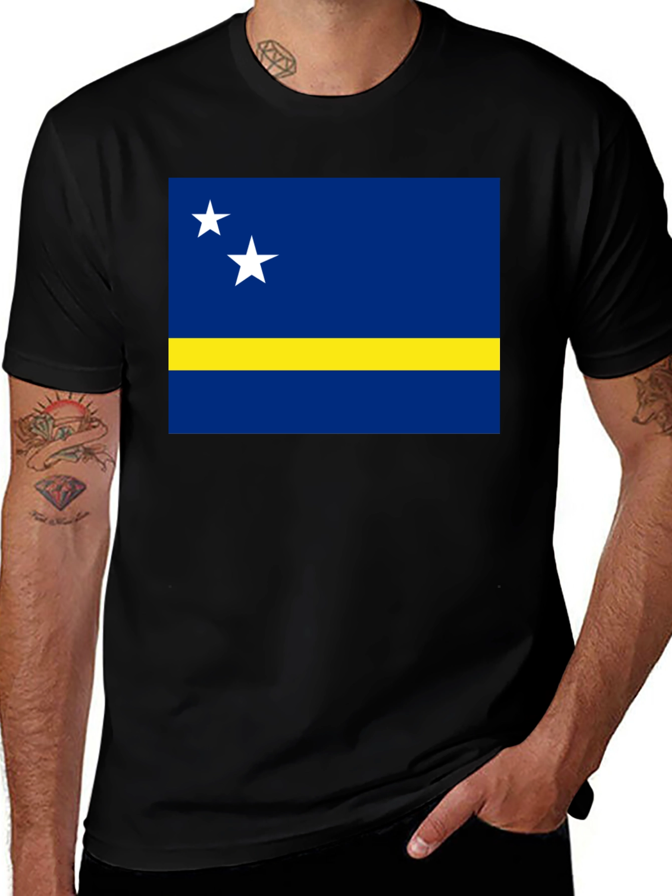 Curaçao Flag T-Shirt - Island Pride Tee