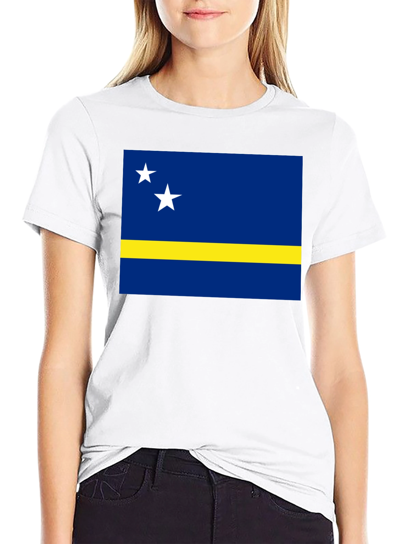 Curaçao Flag T-Shirt - Island Pride Tee