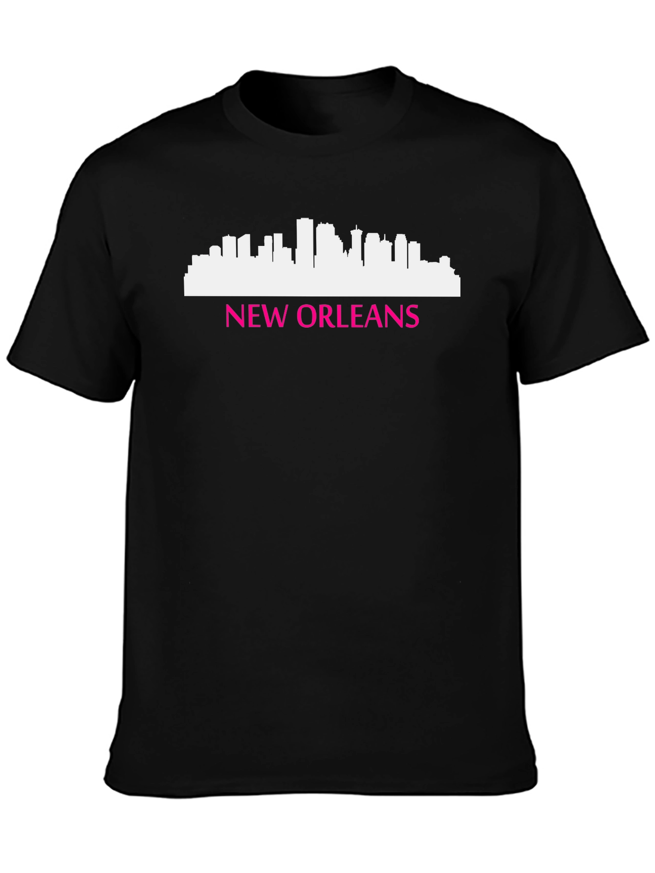 New Orleans Skyline Graphic Tee - Black T-Shirt