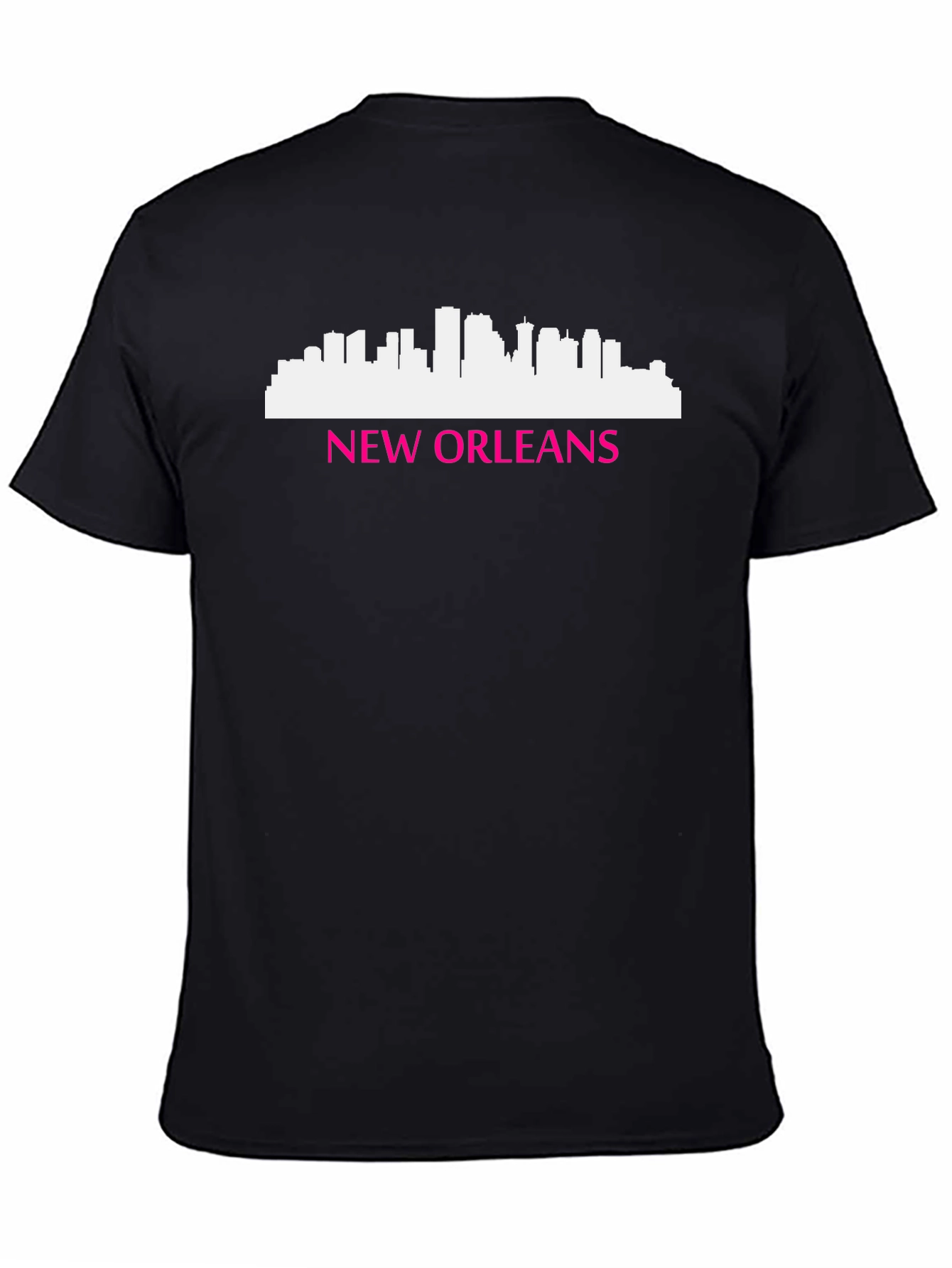 New Orleans Skyline Graphic Tee - Black T-Shirt
