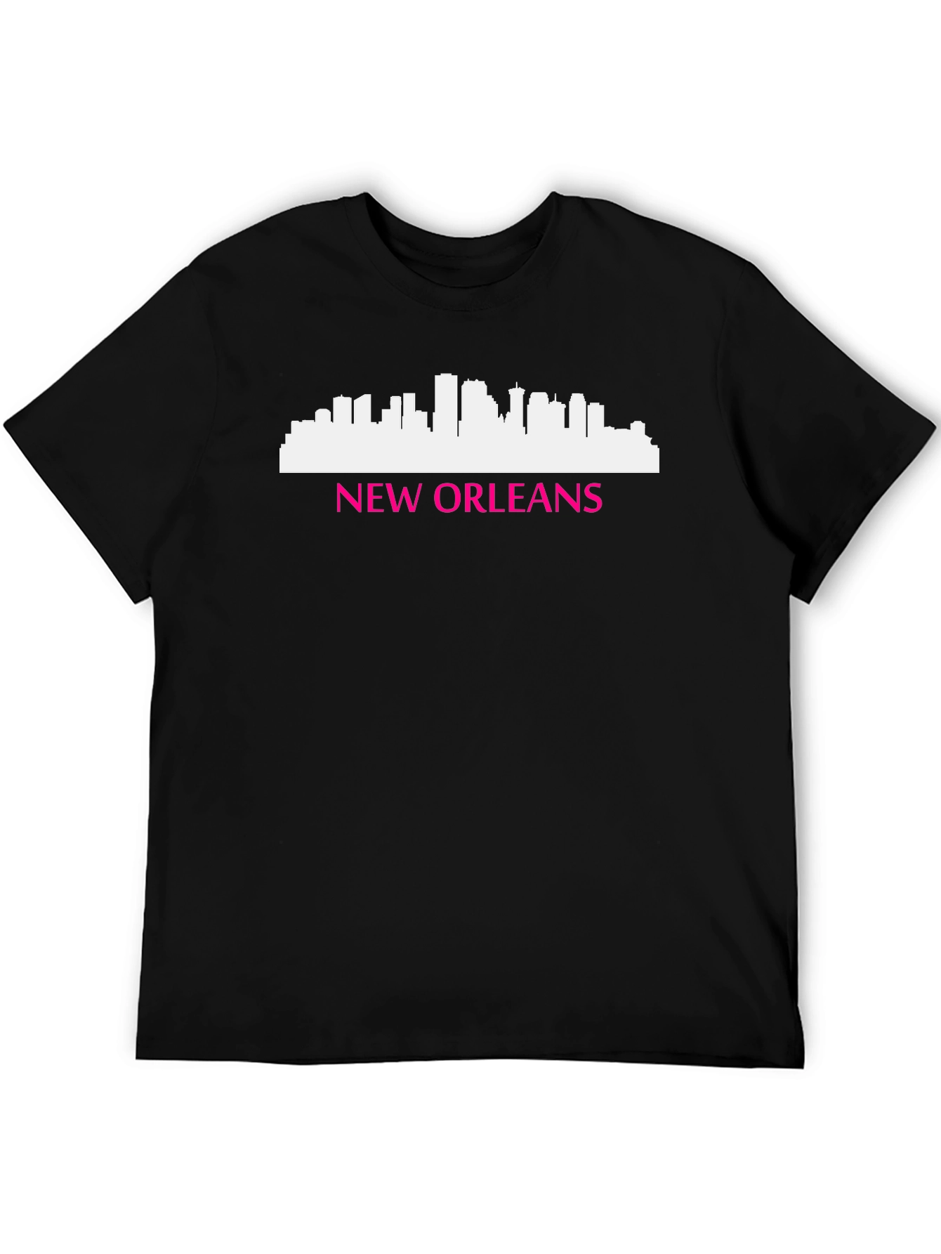 New Orleans Skyline Graphic Tee - Black T-Shirt