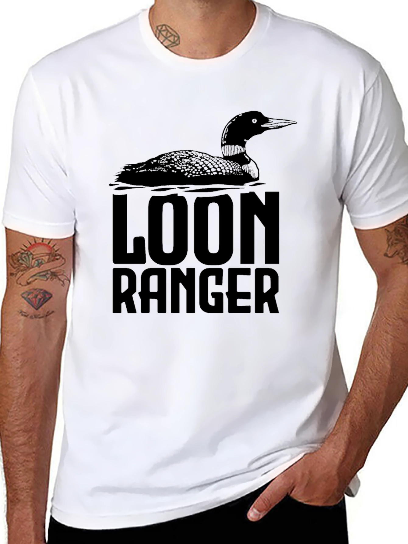 Loon Ranger Graphic Tee - Black T-Shirt