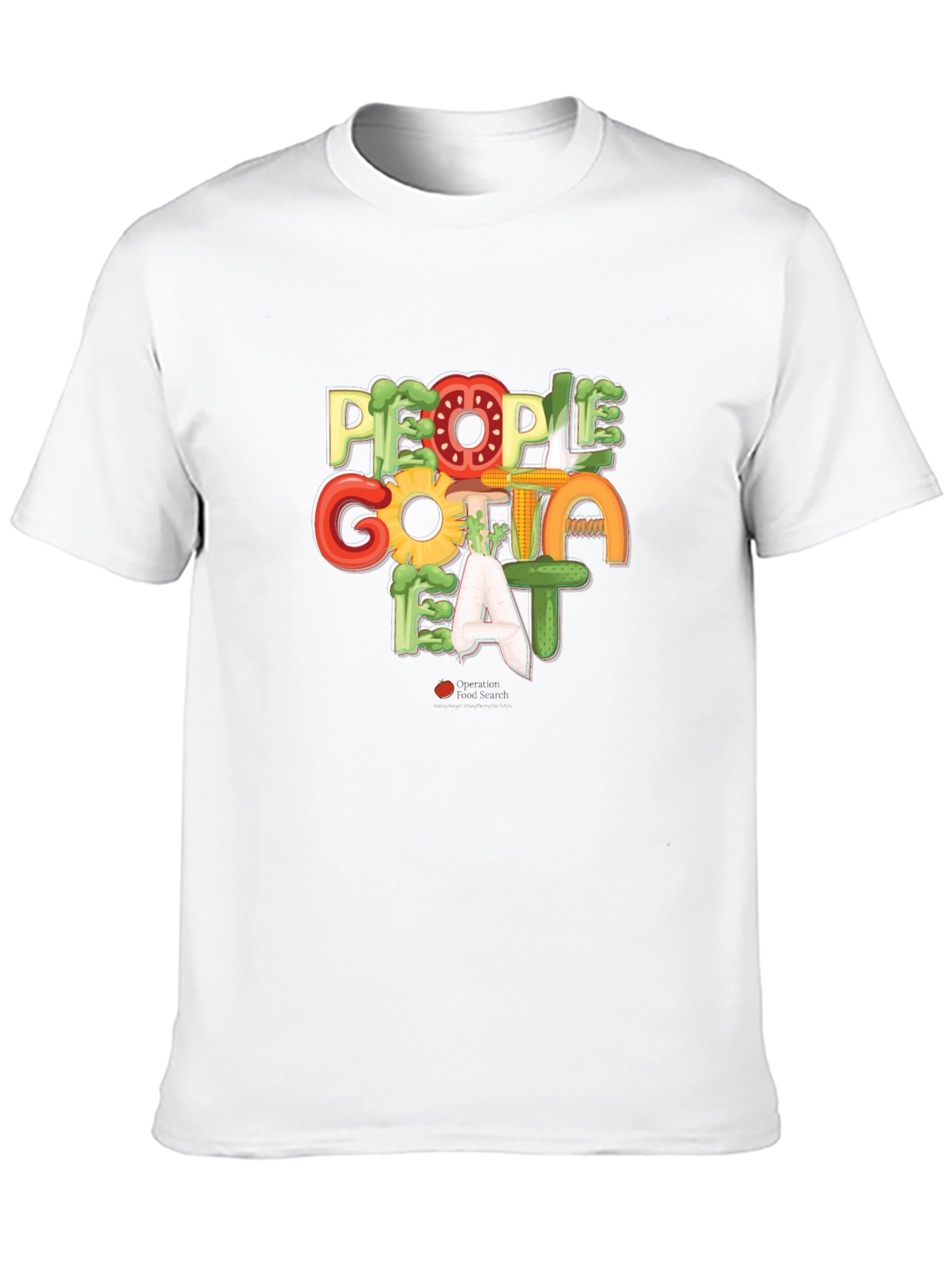 People Gotta Eat T-Shirt - Black Graphic Tee