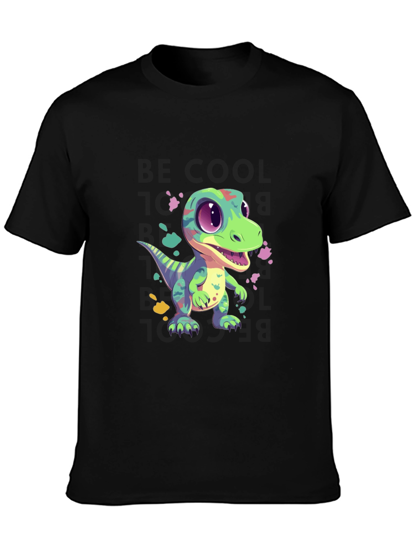Cartoon Dinosaur Graphic Tee