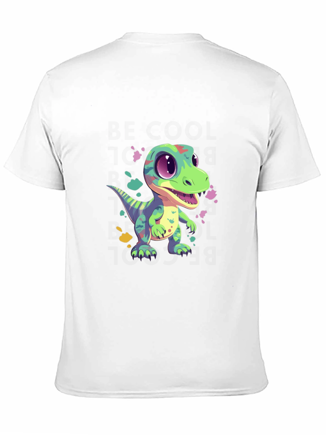 Cartoon Dinosaur Graphic Tee