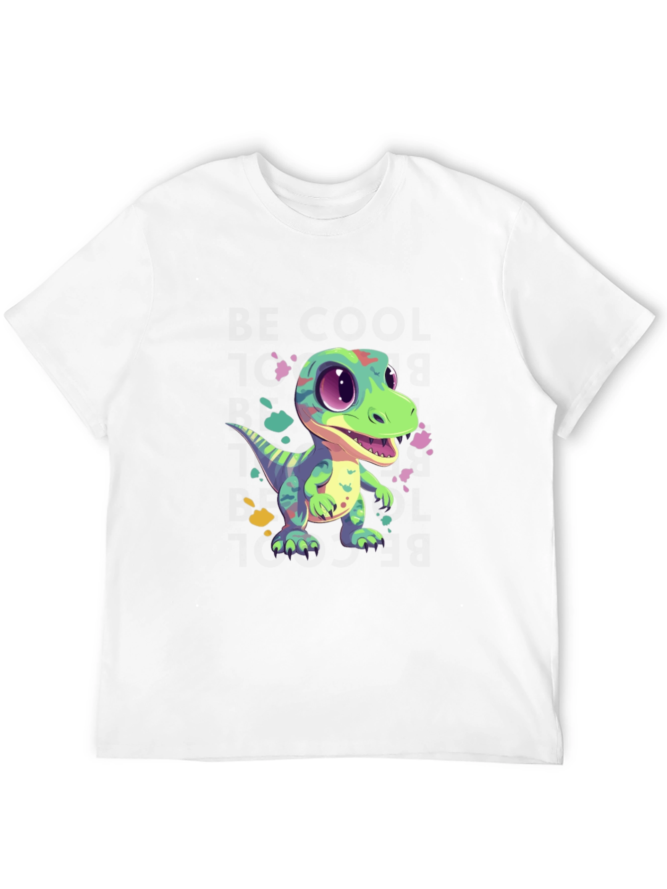Cartoon Dinosaur Graphic Tee