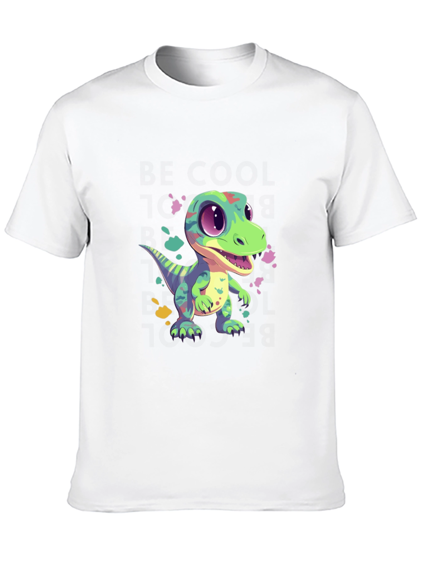Cartoon Dinosaur Graphic Tee