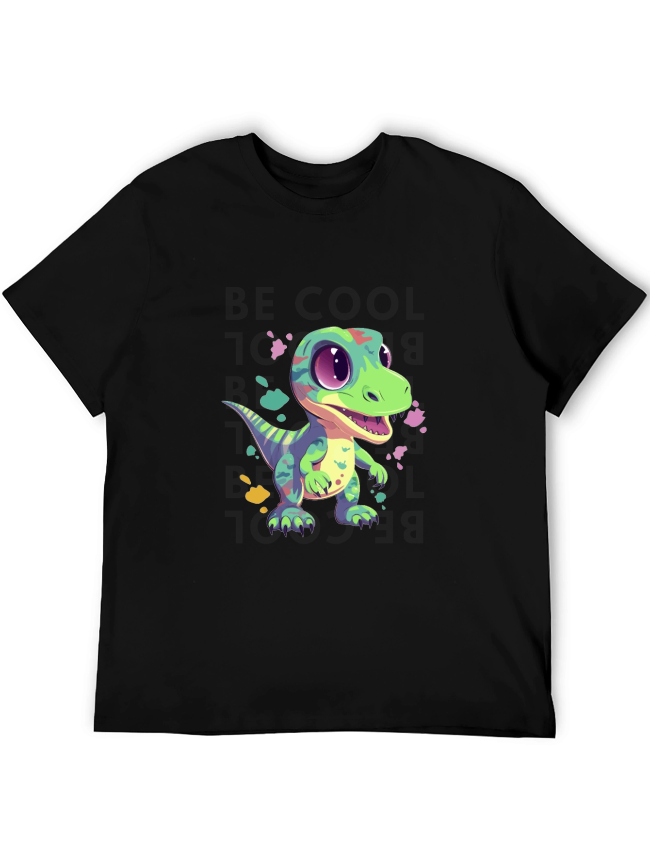 Cartoon Dinosaur Graphic Tee