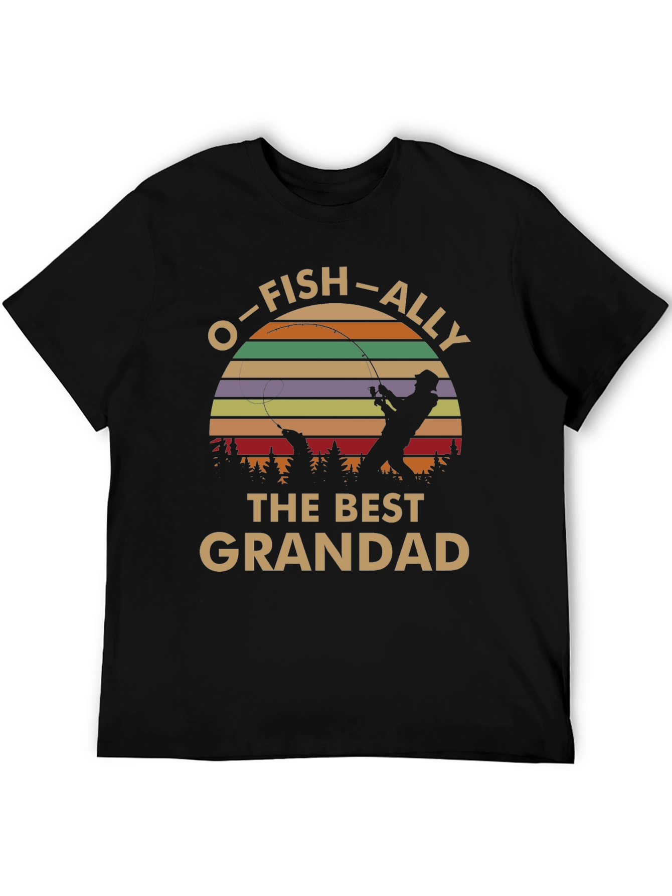 O-FISH-ALLY The Best Grandad T-Shirt