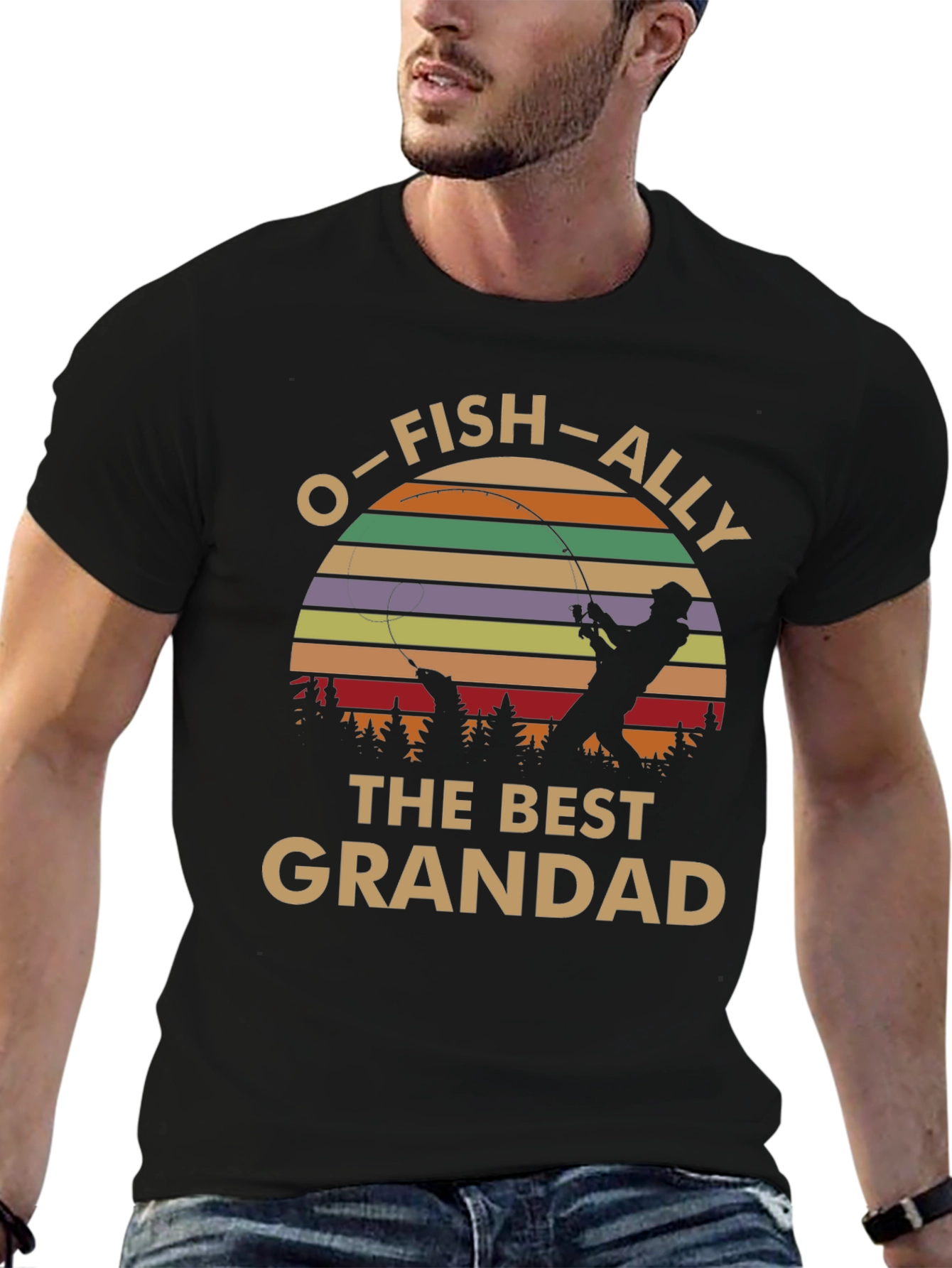 O-FISH-ALLY The Best Grandad T-Shirt