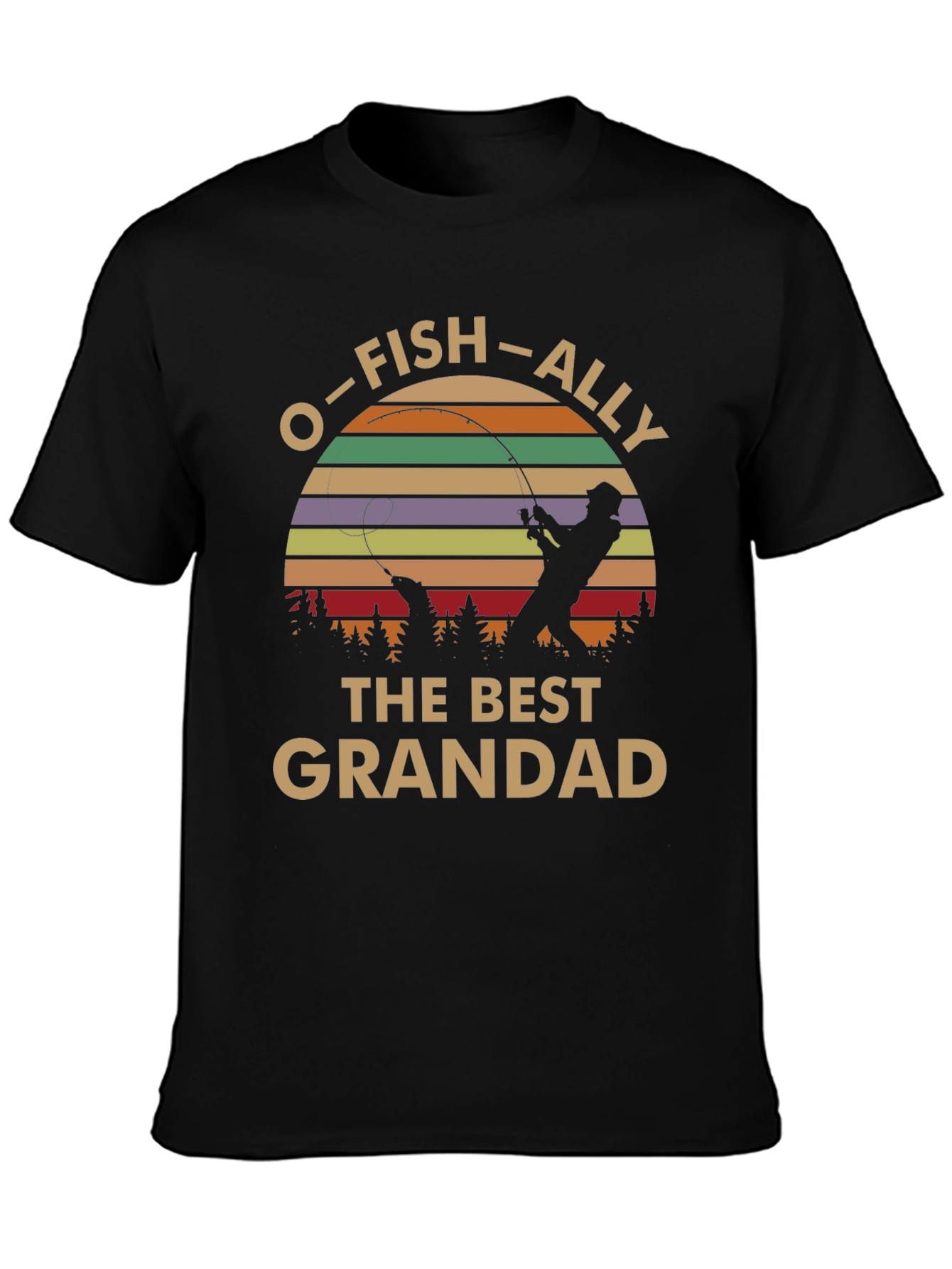 O-FISH-ALLY The Best Grandad T-Shirt