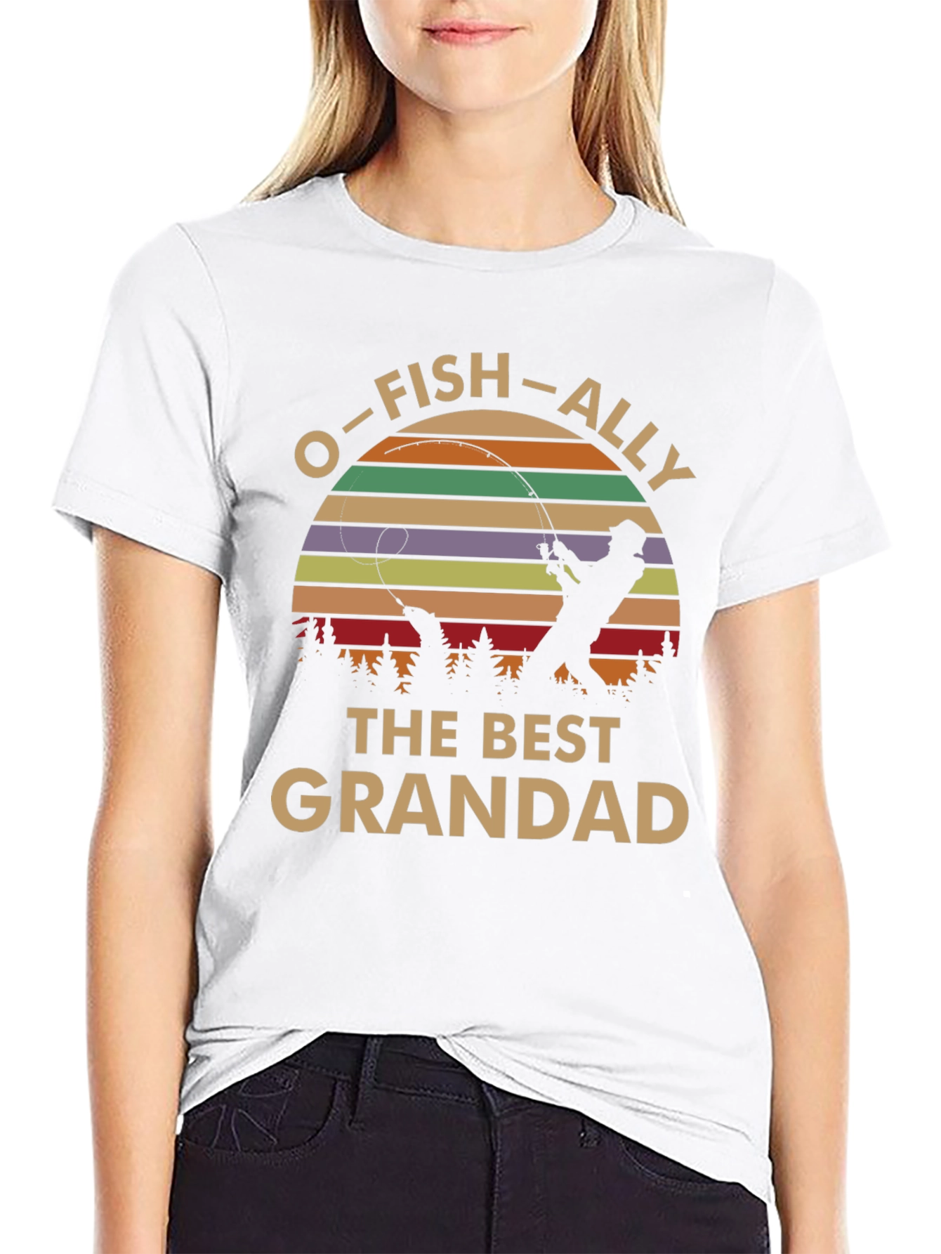 O-FISH-ALLY The Best Grandad T-Shirt