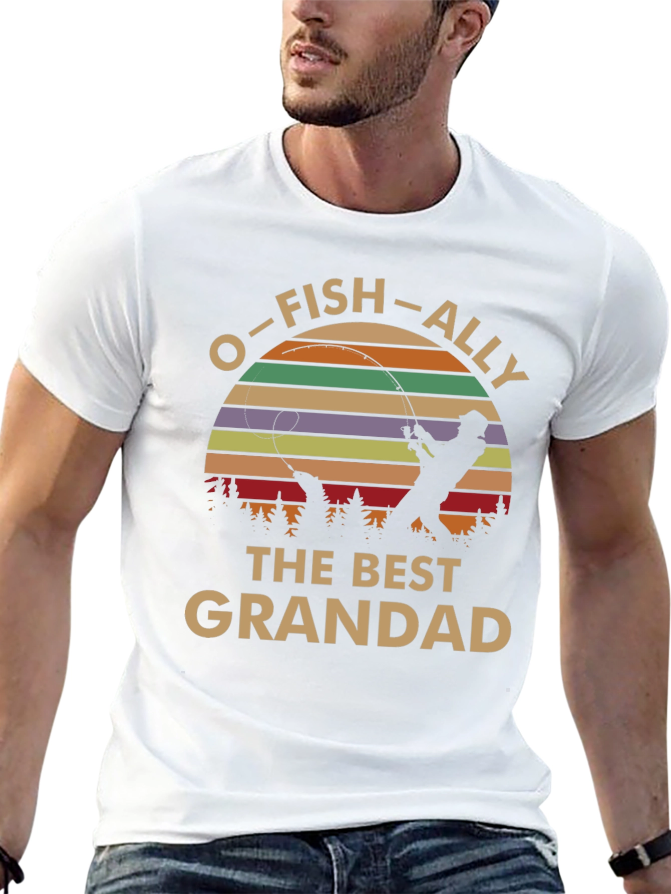 O-FISH-ALLY The Best Grandad T-Shirt
