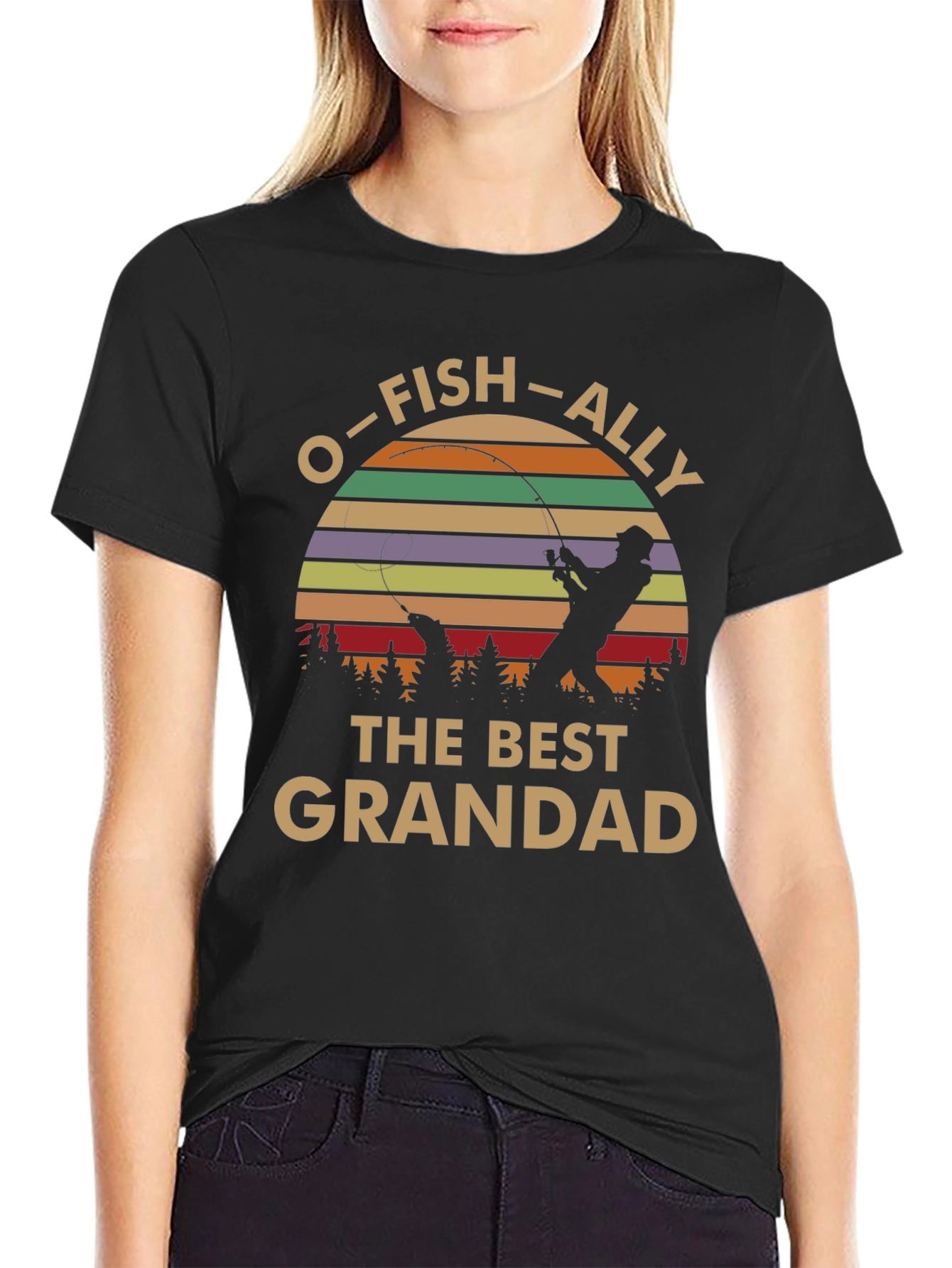 O-FISH-ALLY The Best Grandad T-Shirt