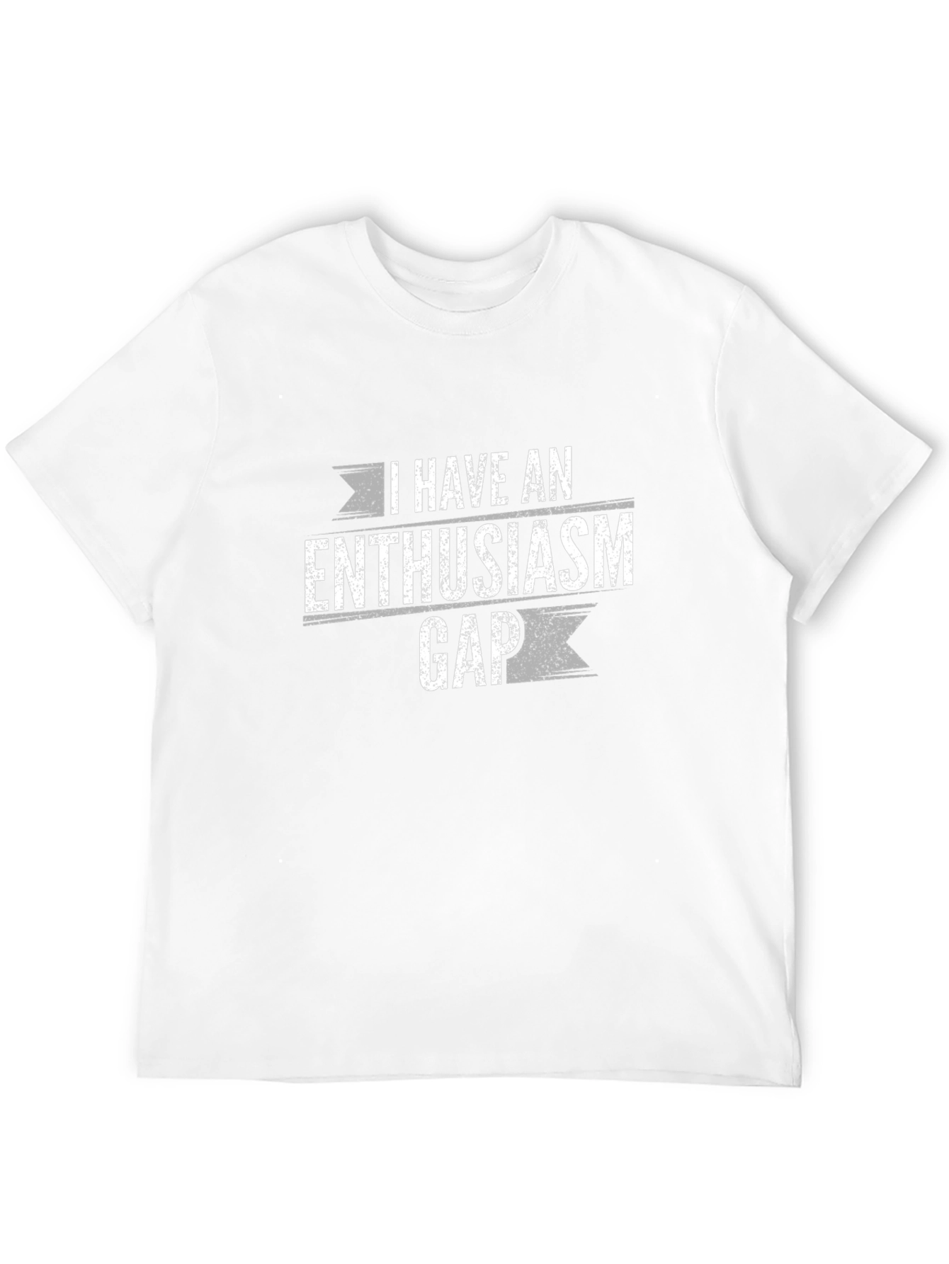 Enthusiasm Gap Funny Graphic T-Shirt