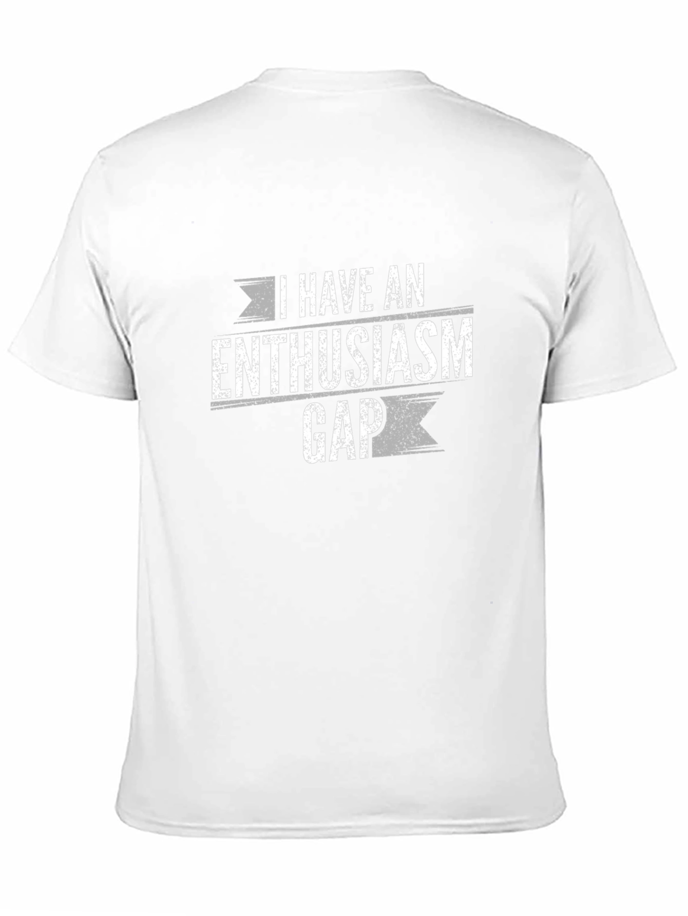 Enthusiasm Gap Funny Graphic T-Shirt