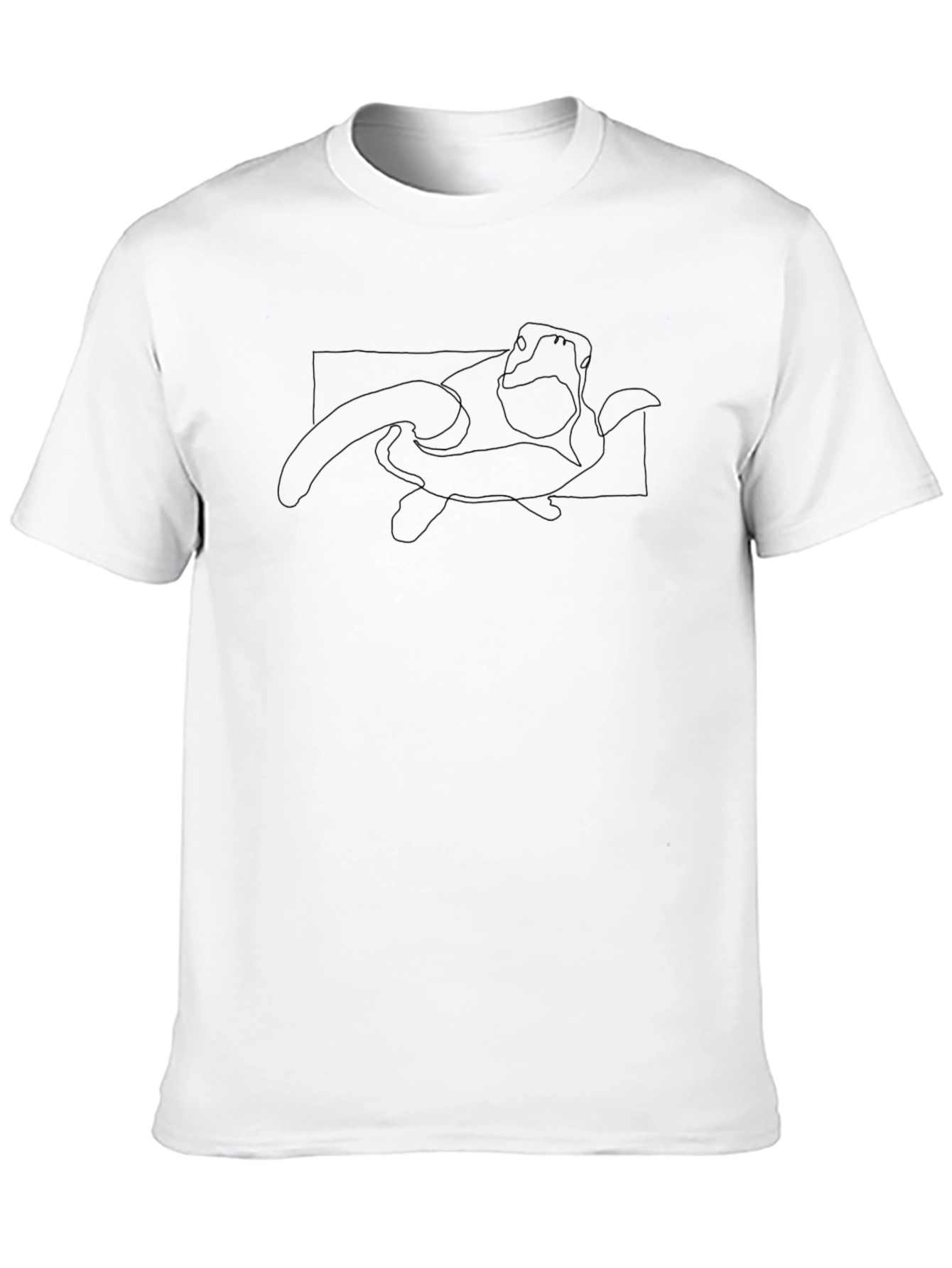 Sea Turtle Graphic Black T-Shirt