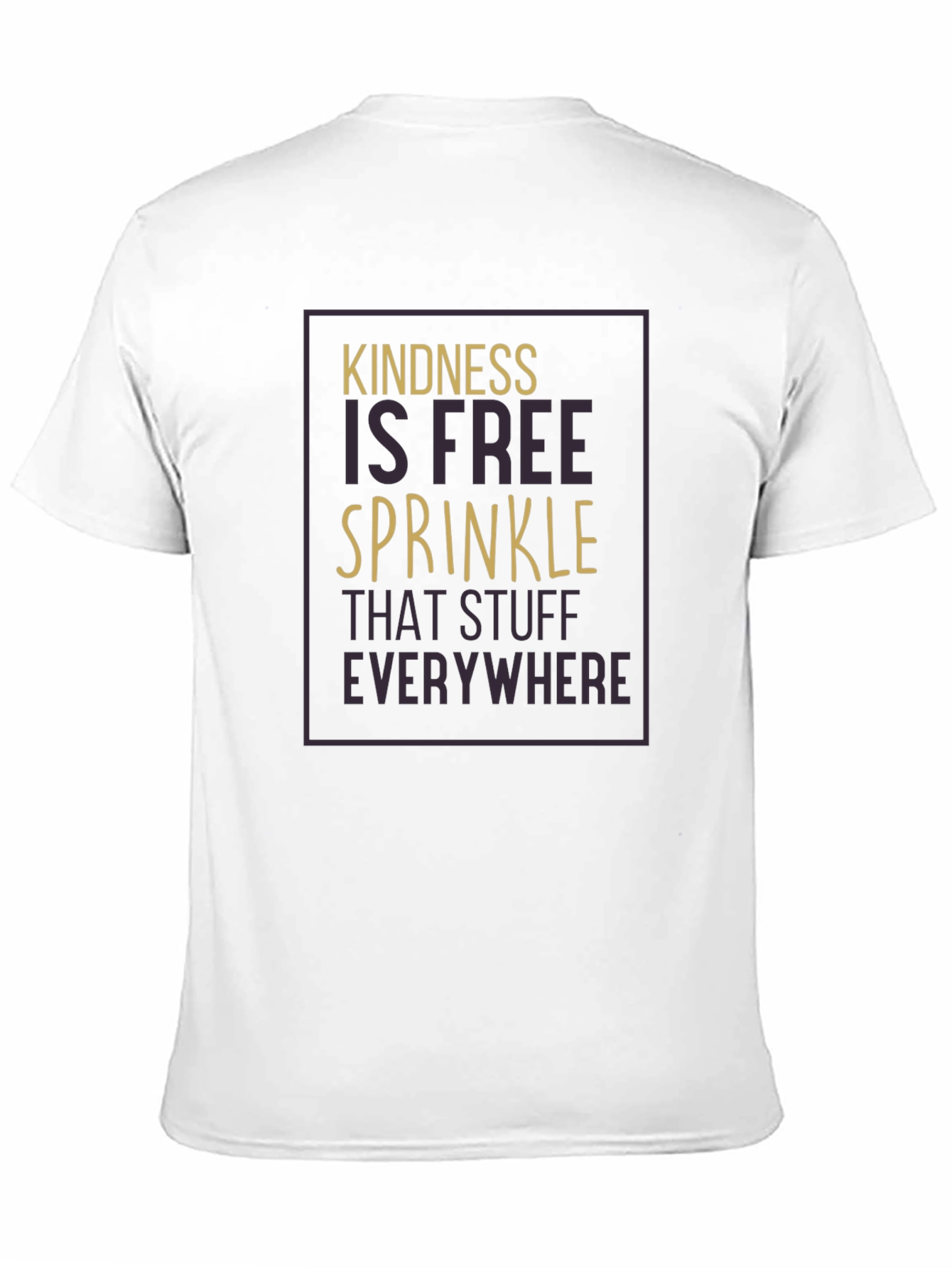 Kindness is Free Graphic T-Shirt - Black