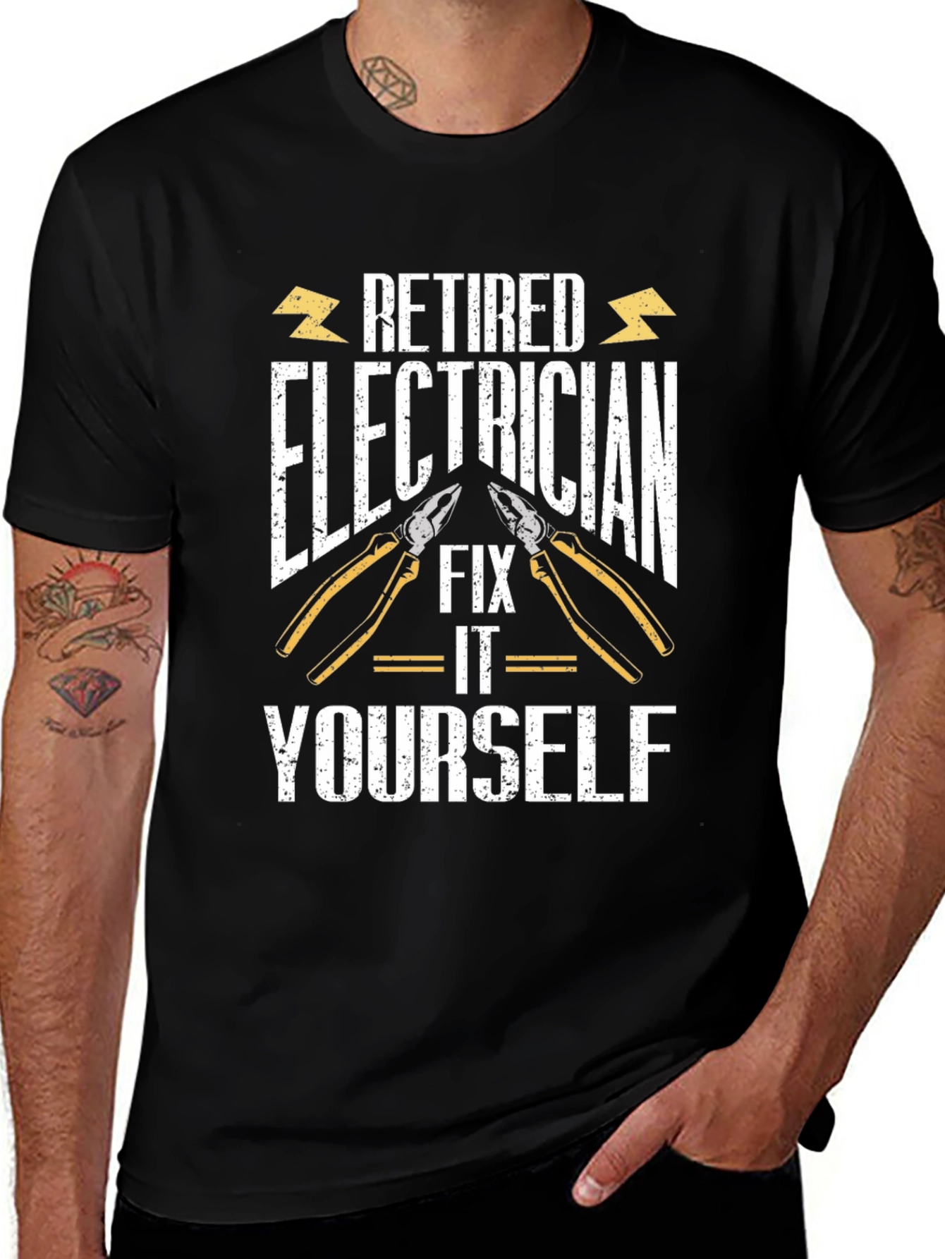 Retired Electrician Fix It Yourself T-Shirt