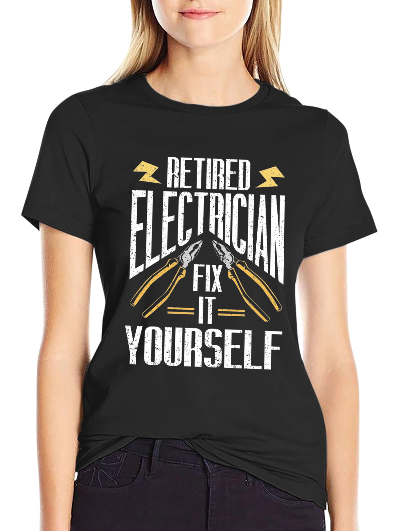 Retired Electrician Fix It Yourself T-Shirt