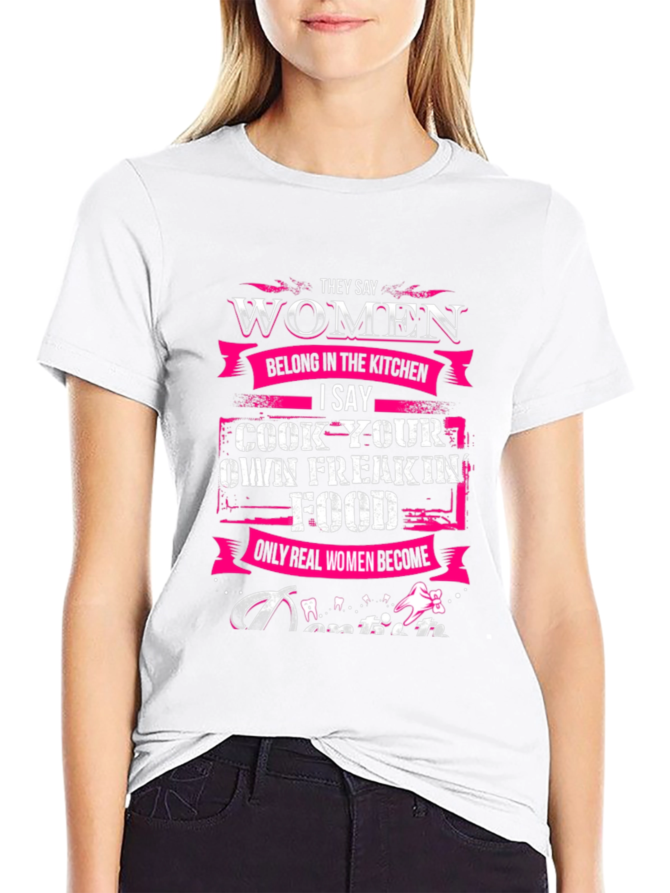 Women Belong in Kitchen T-Shirt