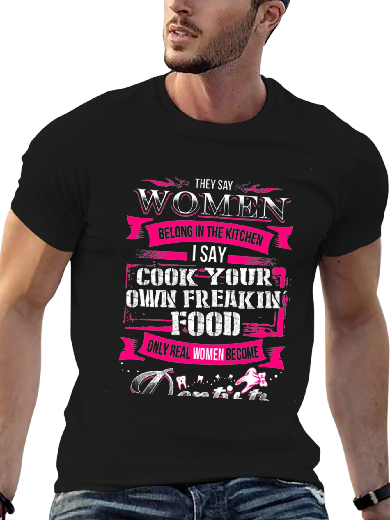 Women Belong in Kitchen T-Shirt