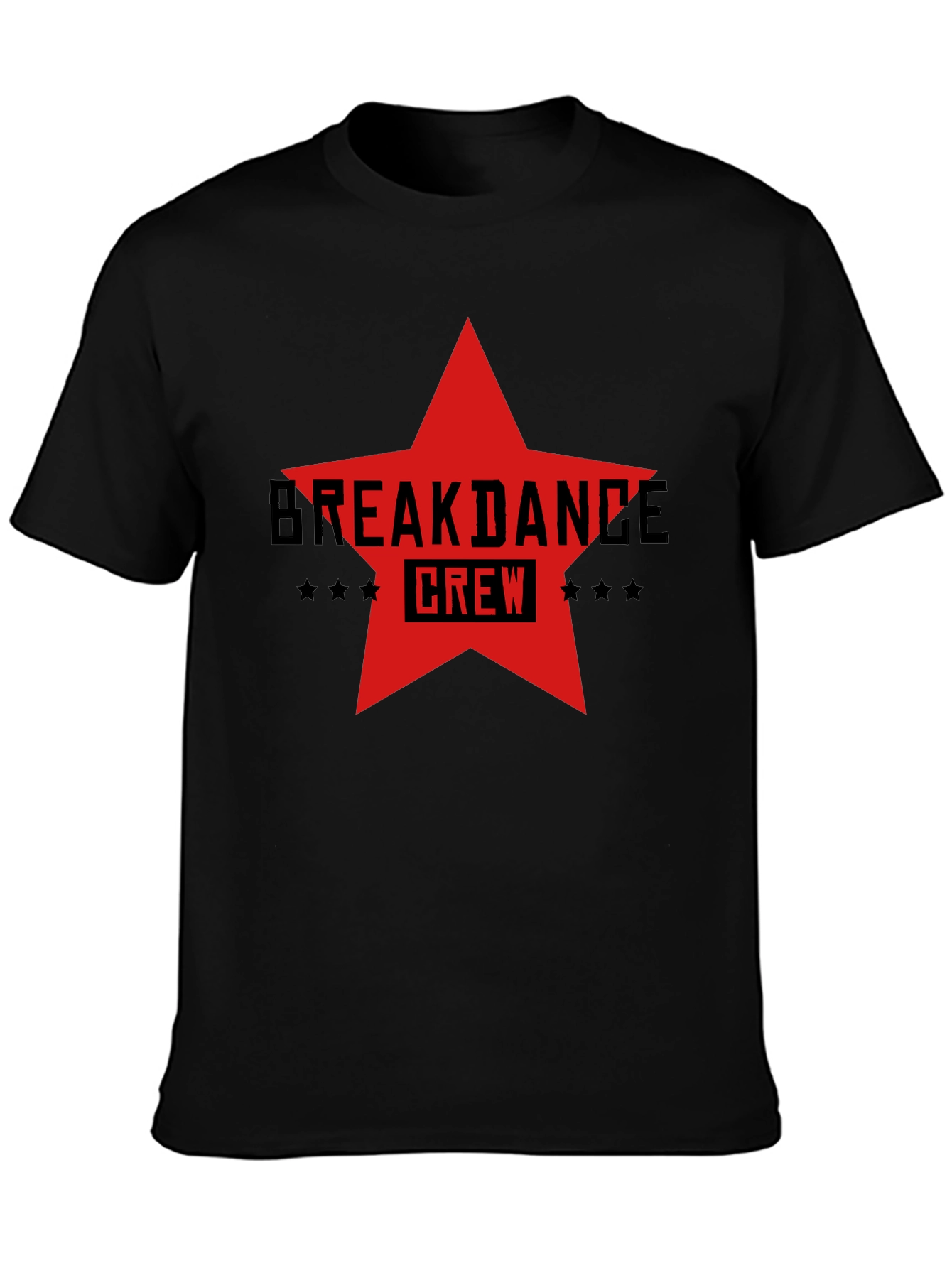 Breakdance Crew Star Graphic T-Shirt