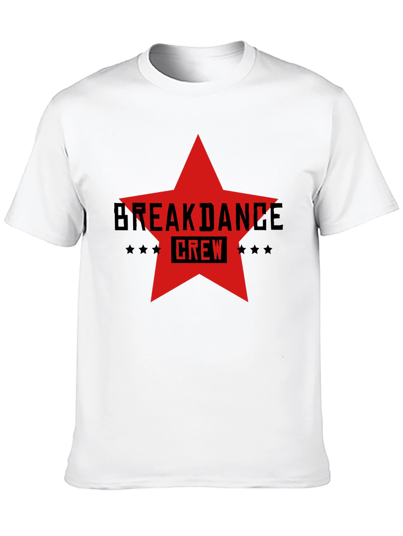 Breakdance Crew Star Graphic T-Shirt