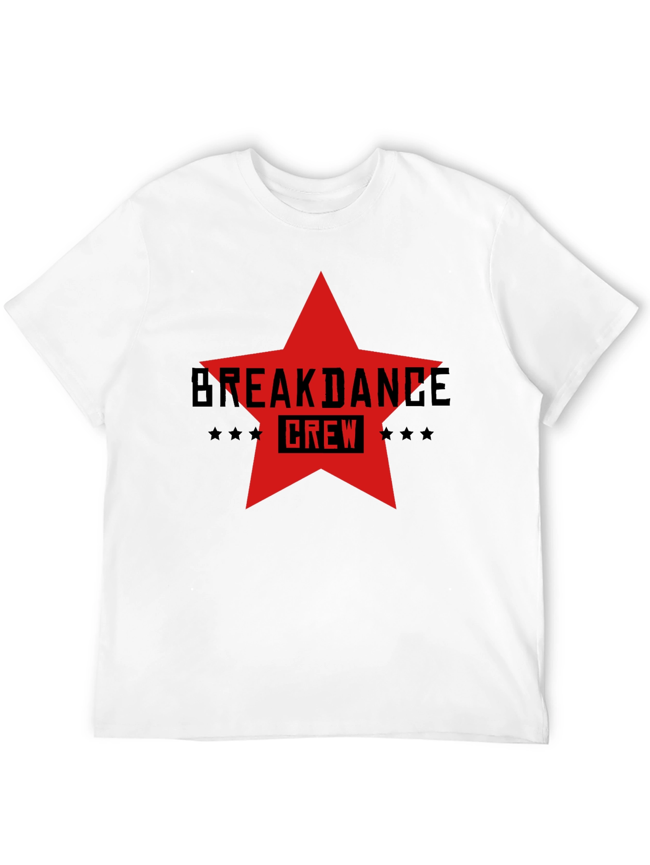 Breakdance Crew Star Graphic T-Shirt