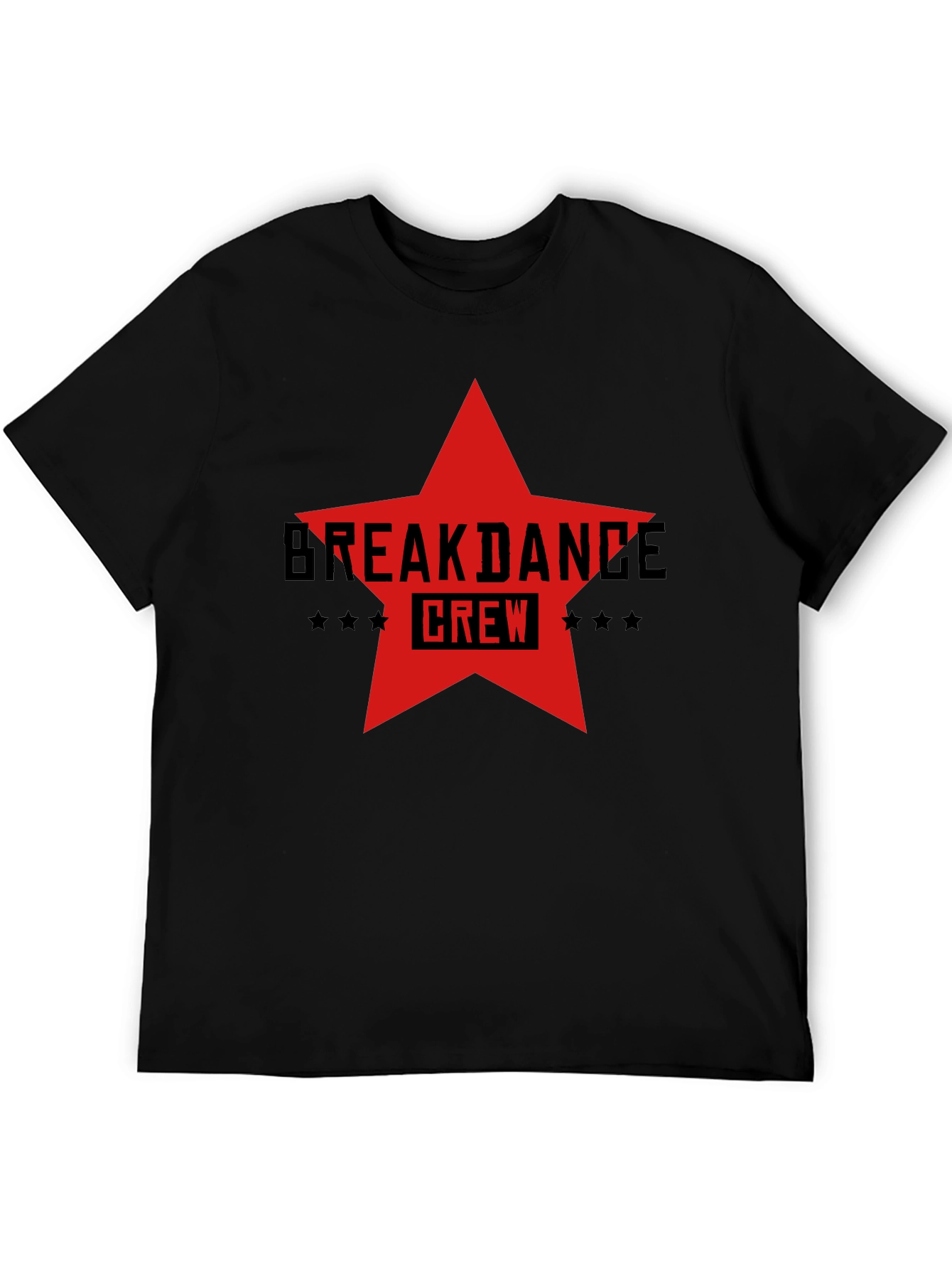 Breakdance Crew Star Graphic T-Shirt
