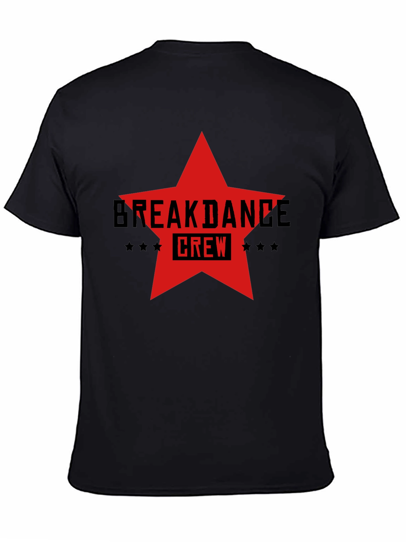 Breakdance Crew Star Graphic T-Shirt
