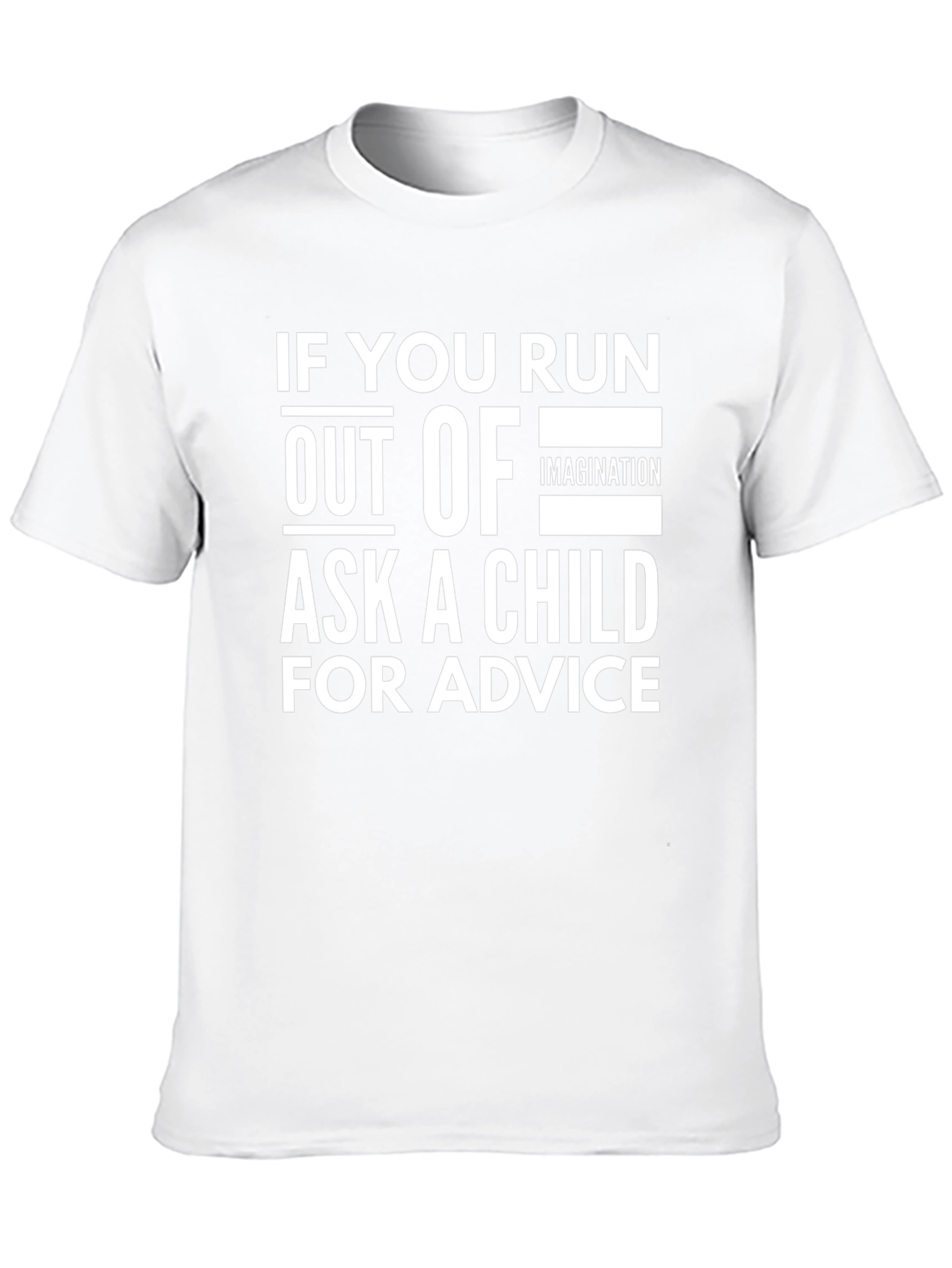 Humorous Ask a Child Graphic T-Shirt