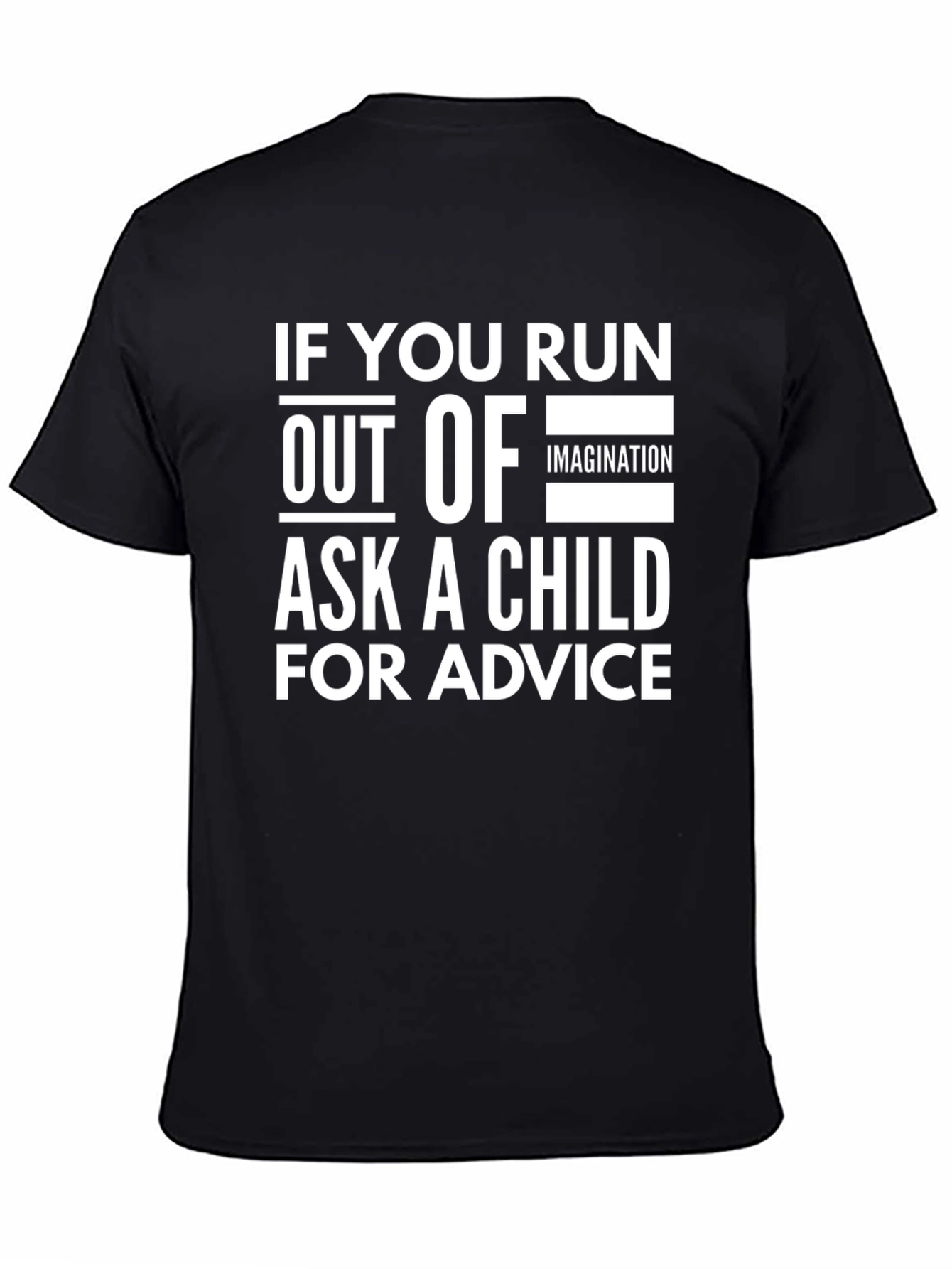 Humorous Ask a Child Graphic T-Shirt