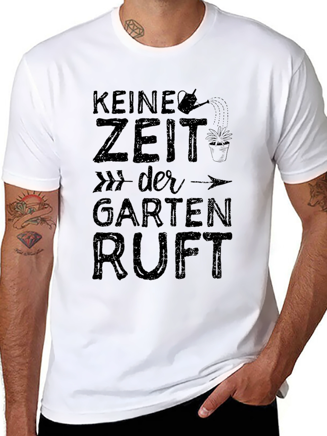 Keine Zeit Der Garten Ruft Graphic T-Shirt