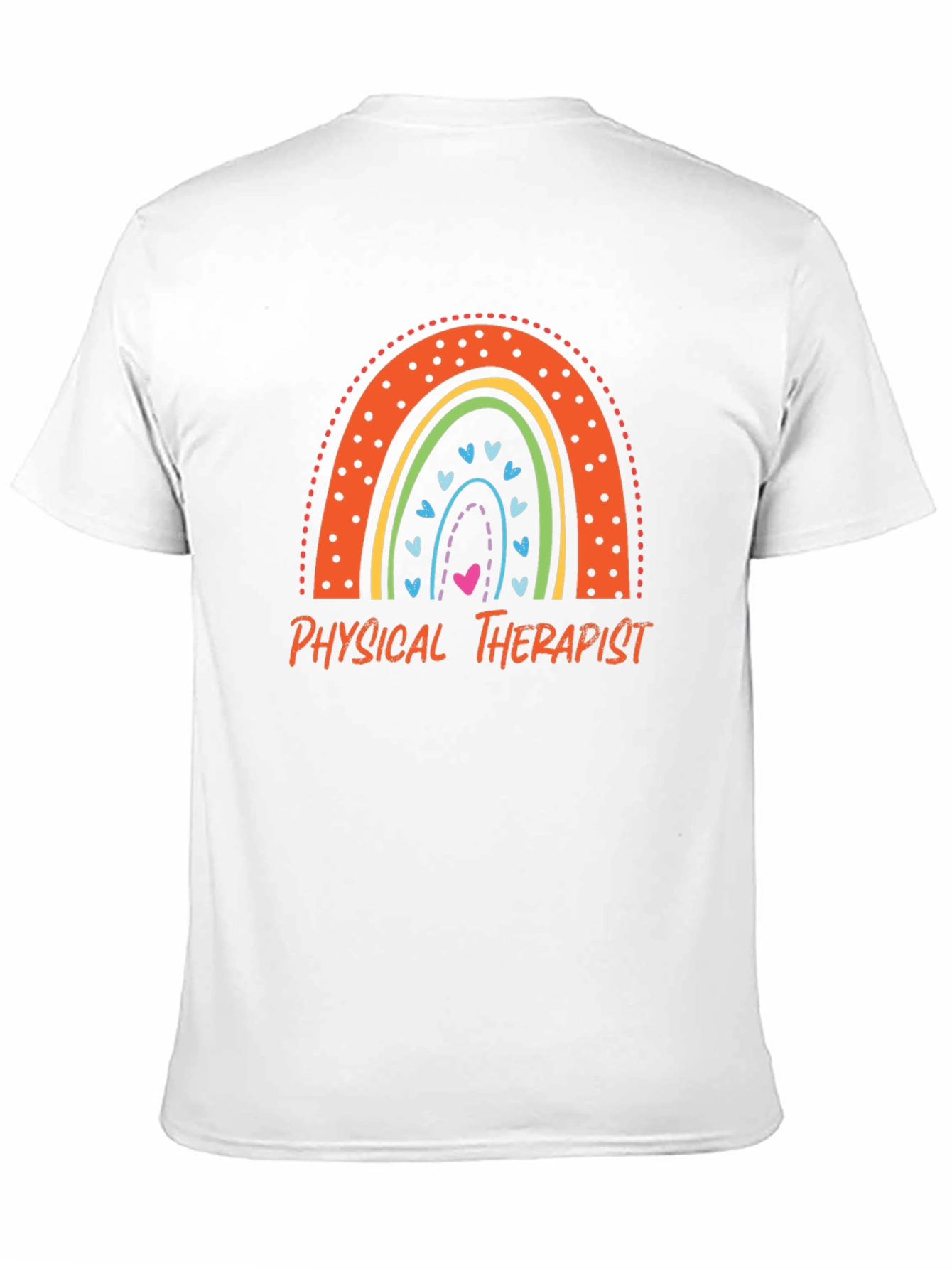 Physical Therapist Rainbow Graphic T-Shirt
