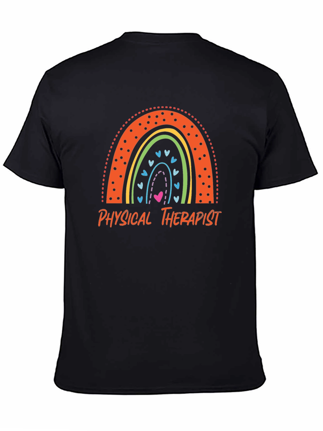 Physical Therapist Rainbow Graphic T-Shirt