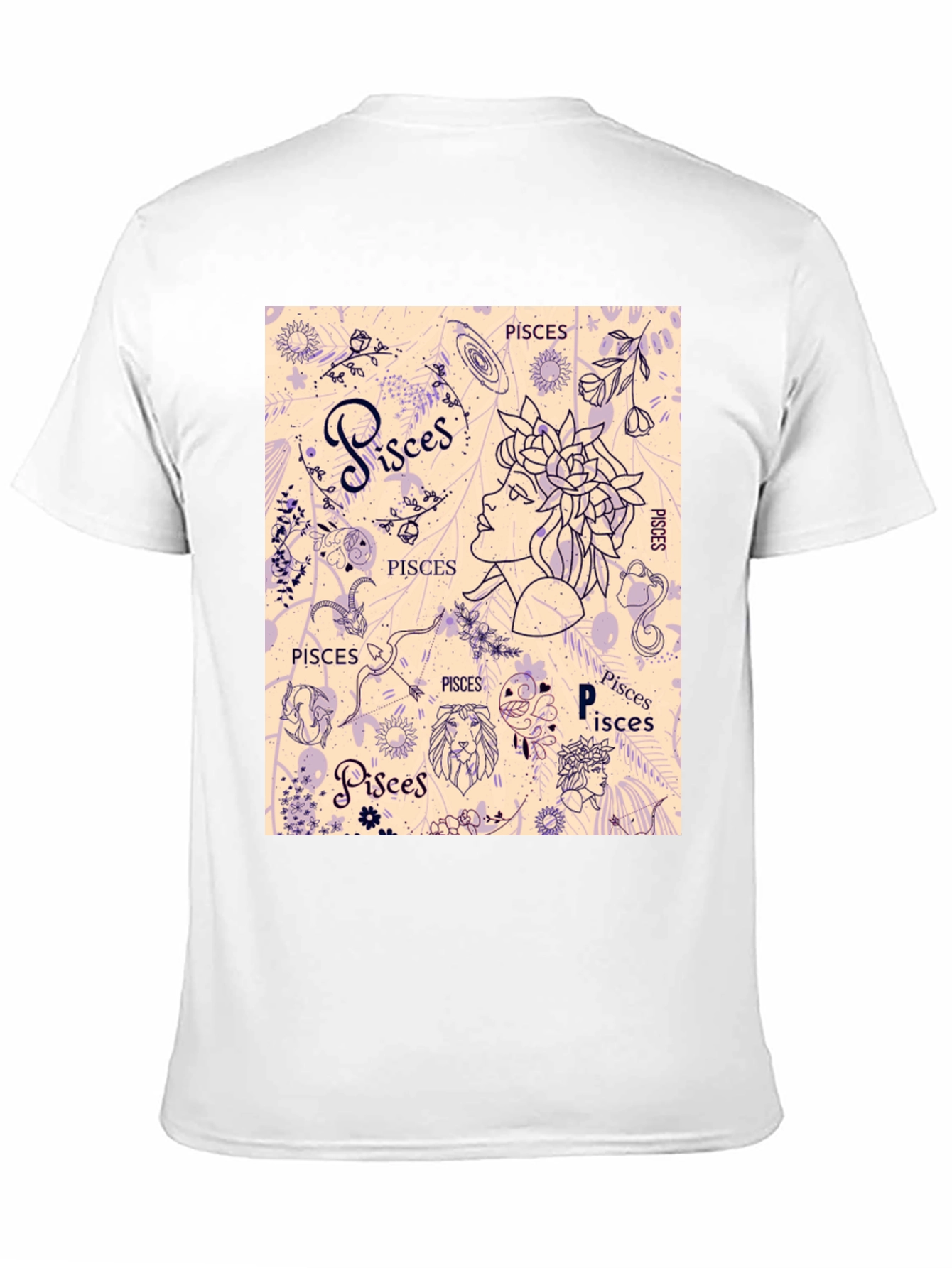 Pisces Zodiac Graphic T-Shirt