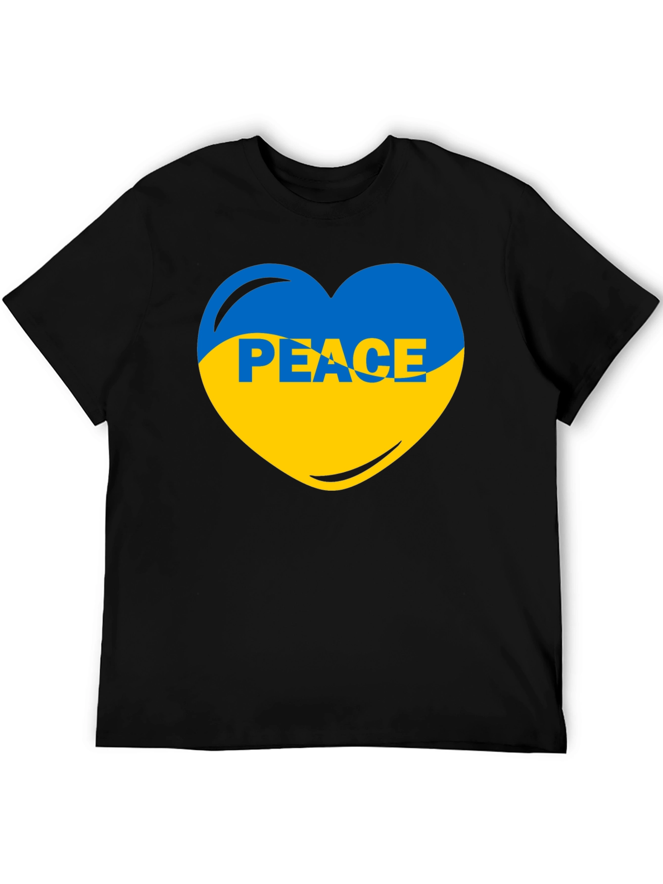 Ukraine Peace Heart T-Shirt - Show Your Support!