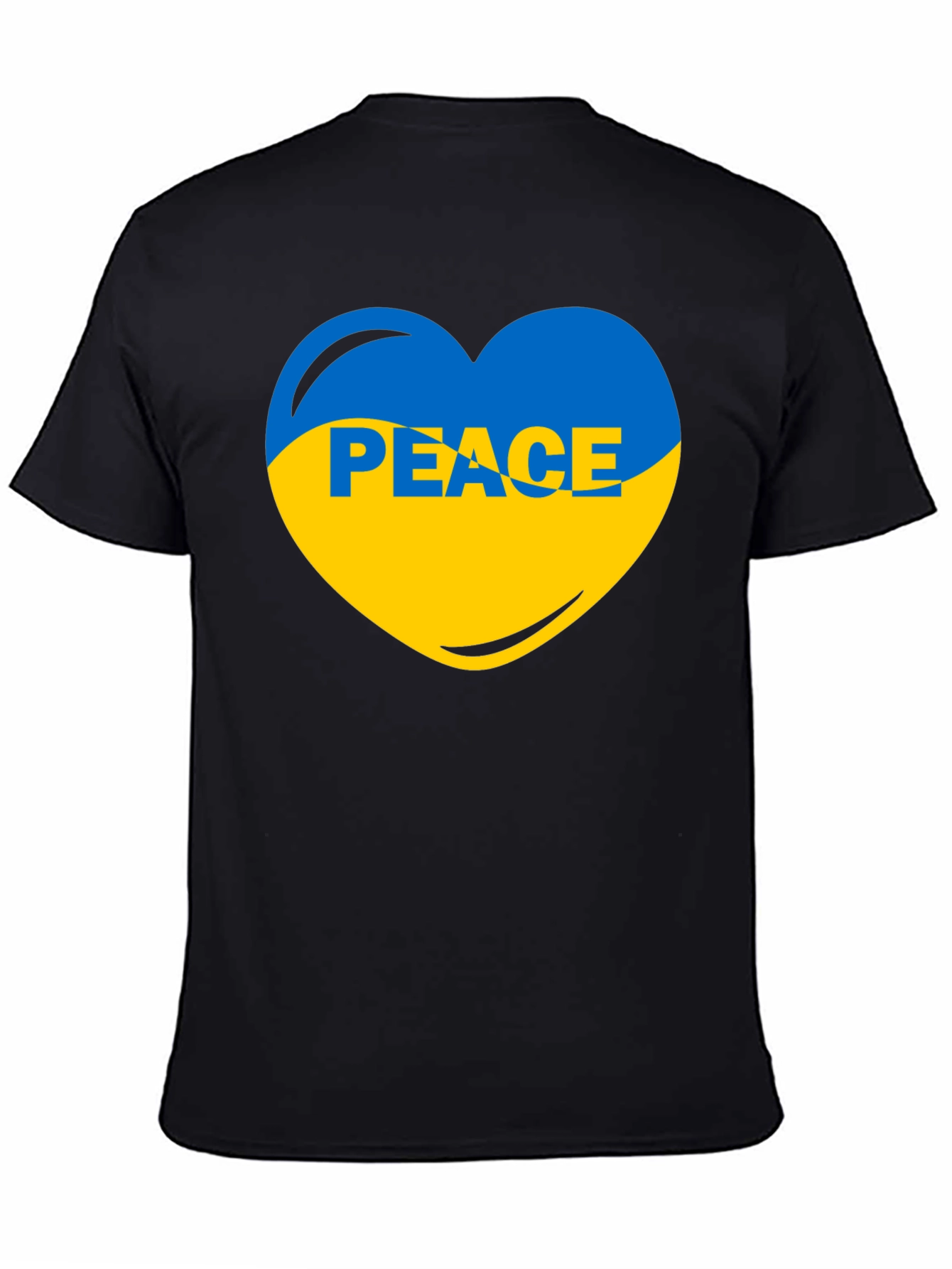 Ukraine Peace Heart T-Shirt - Show Your Support!