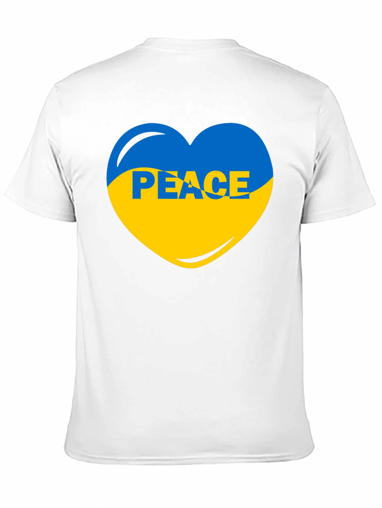 Ukraine Peace Heart T-Shirt - Show Your Support!