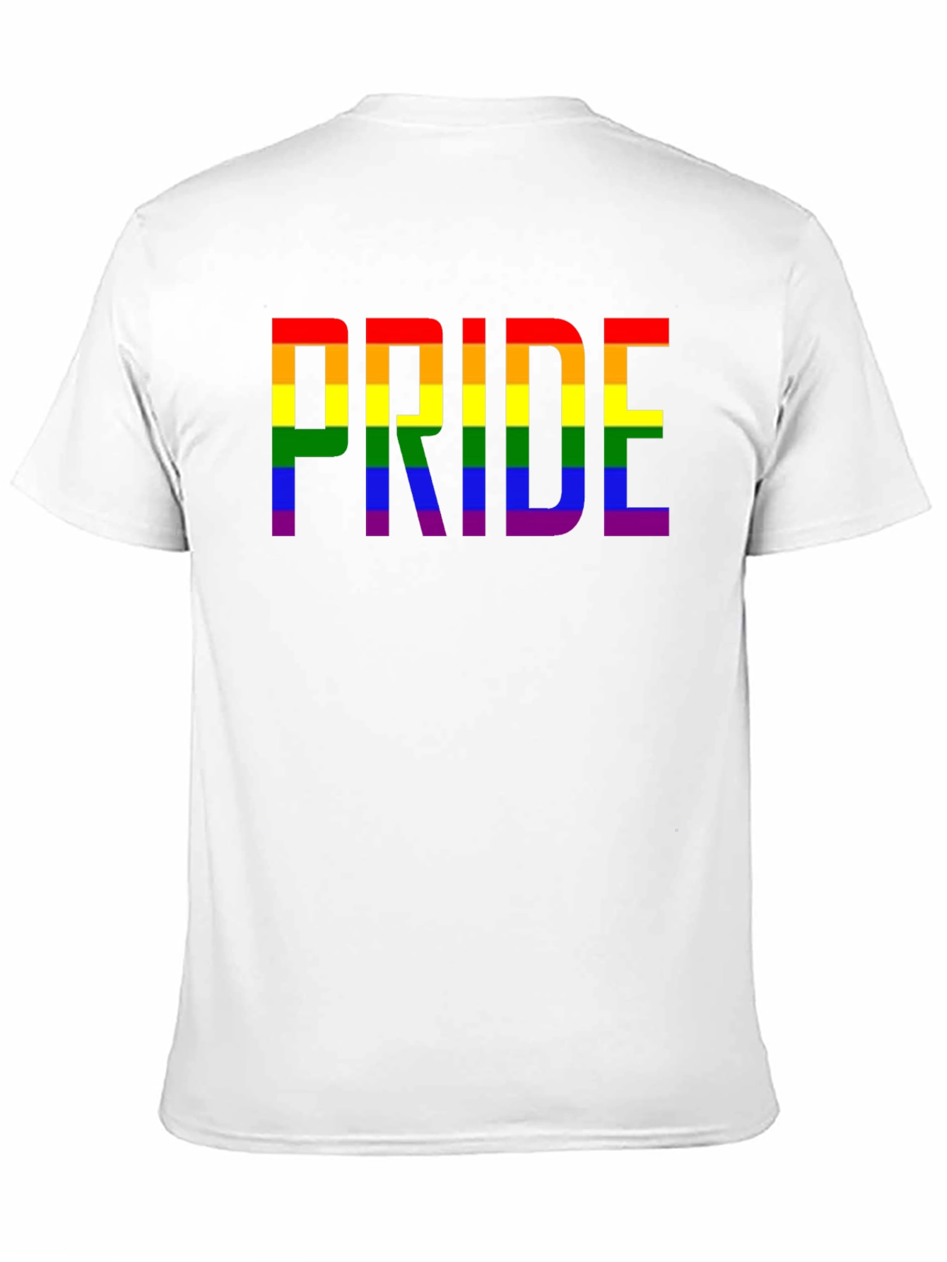 Pride Rainbow Graphic T-Shirt - Black