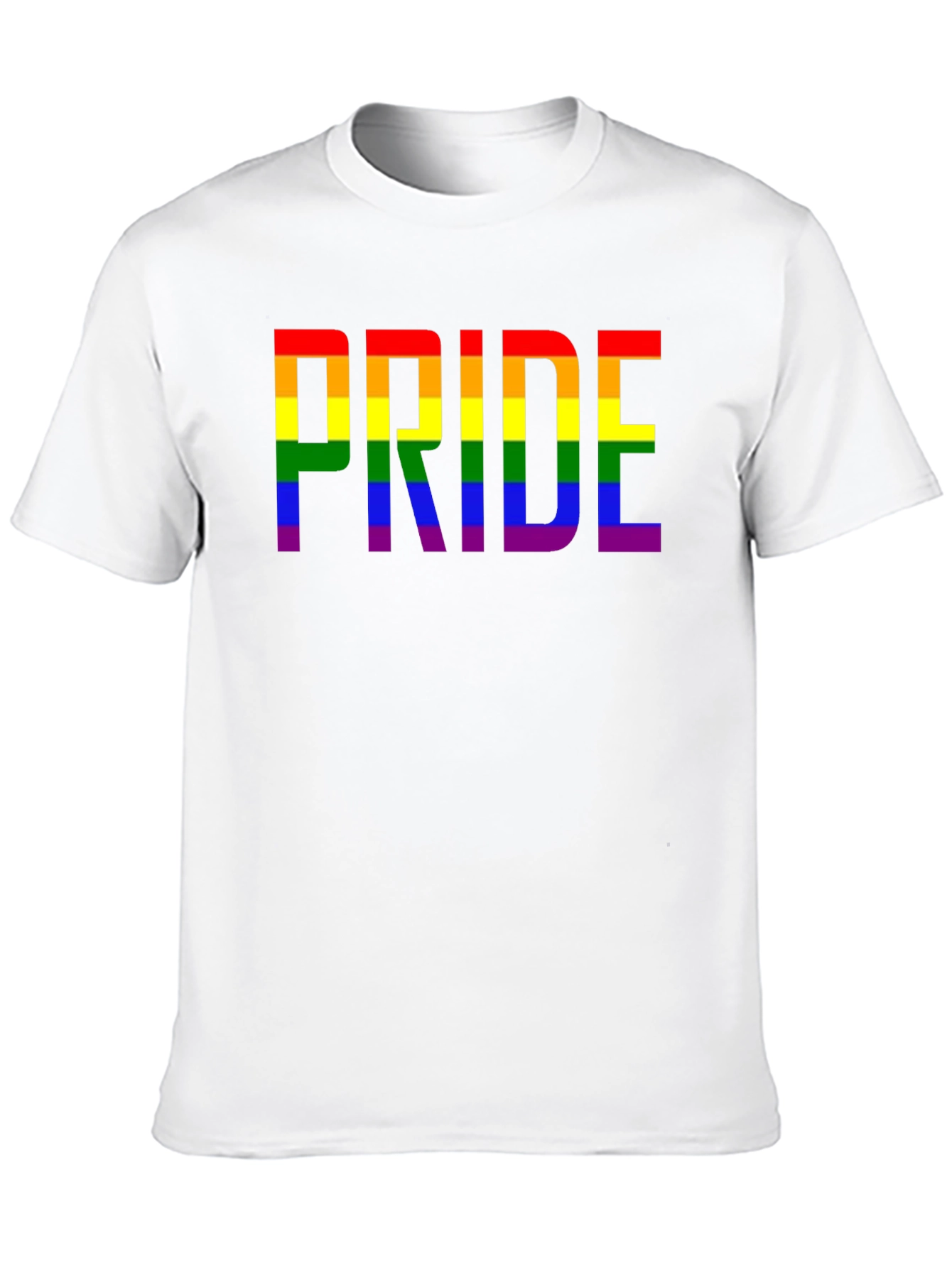 Pride Rainbow Graphic T-Shirt - Black