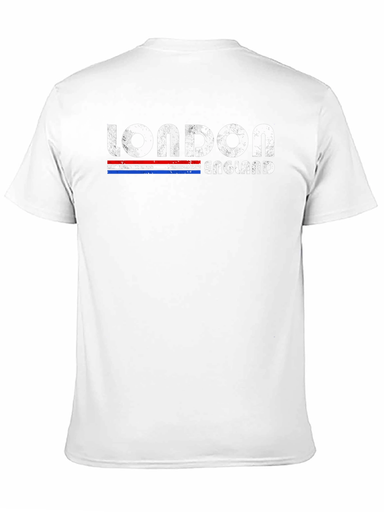 London England Graphic Print Mens Black T-Shirt