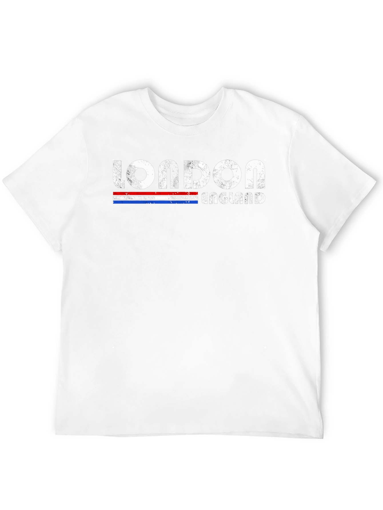 London England Graphic Print Mens Black T-Shirt