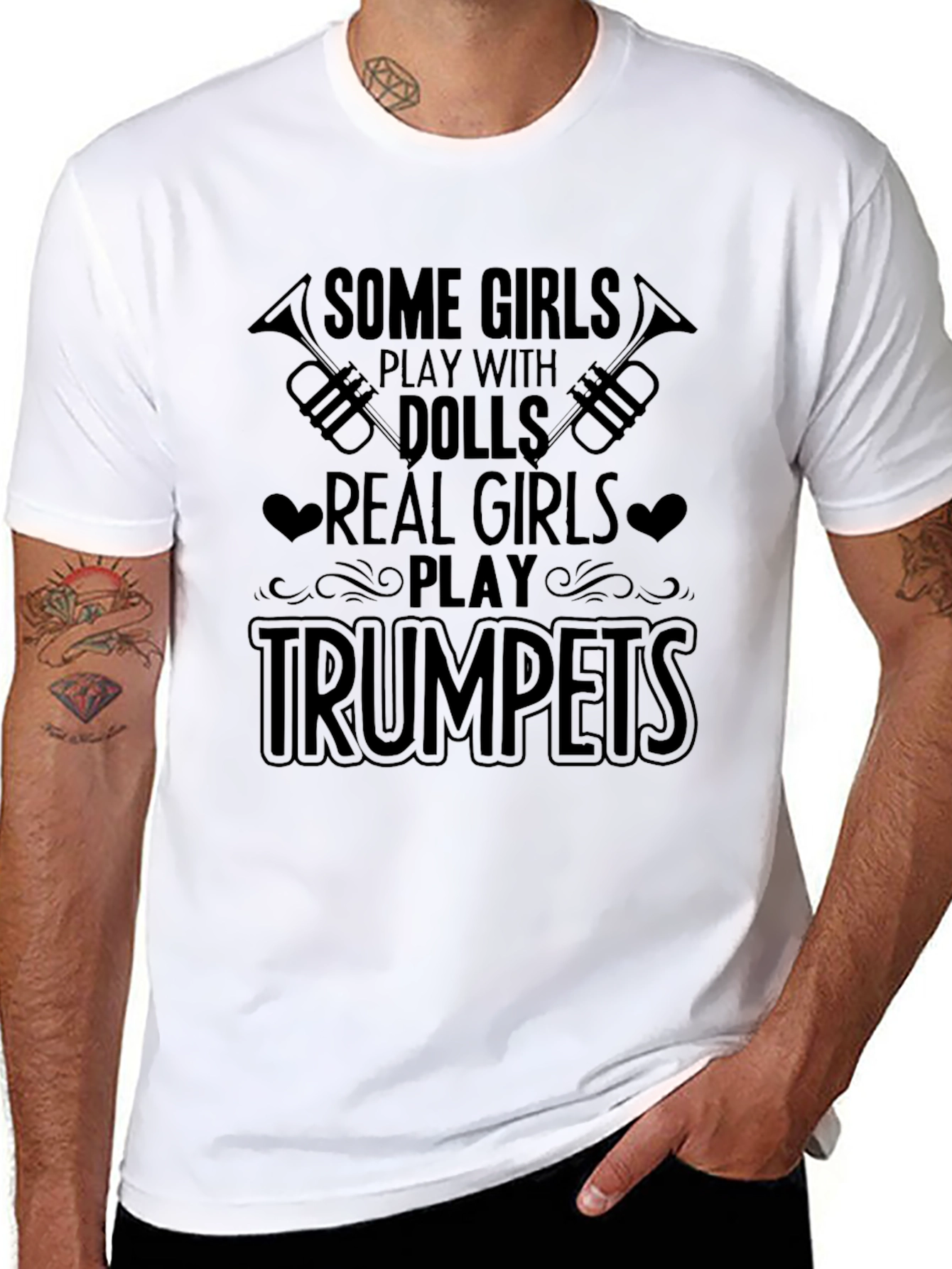 Real Girls Play Trumpets T-Shirt
