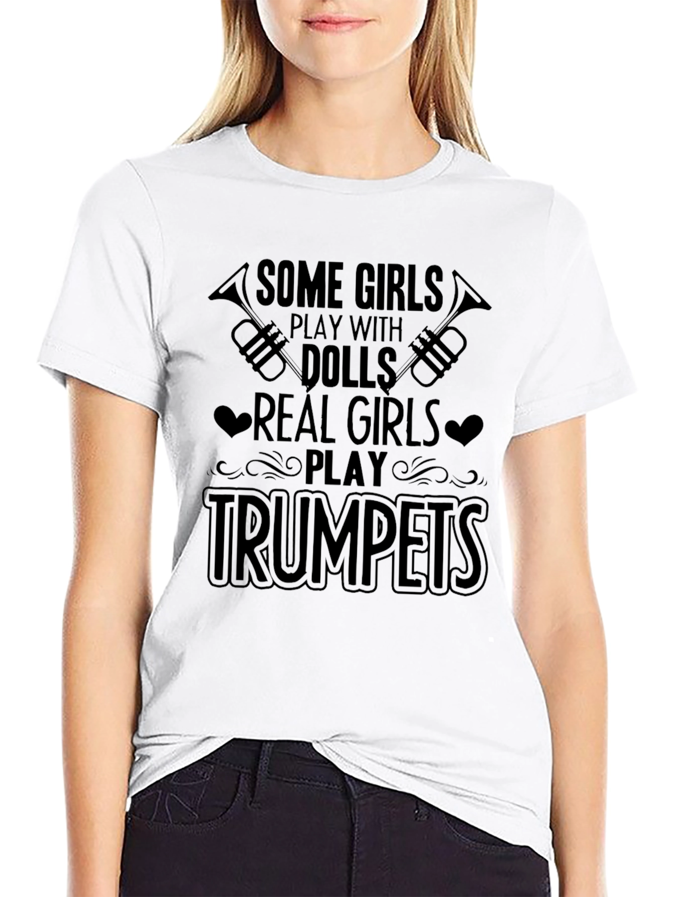 Real Girls Play Trumpets T-Shirt