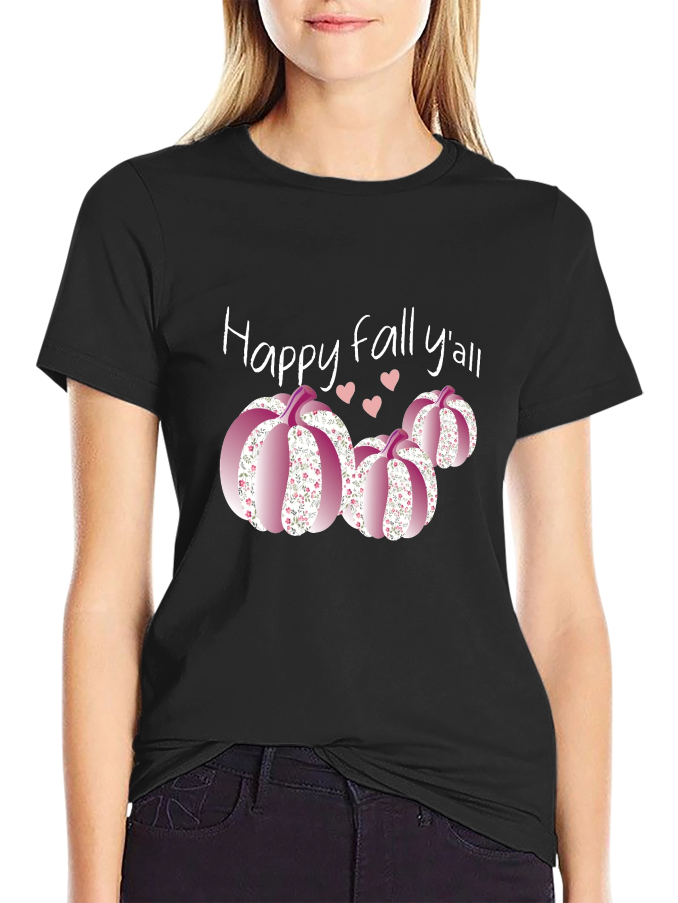 Happy Fall Yall Pumpkin T-Shirt