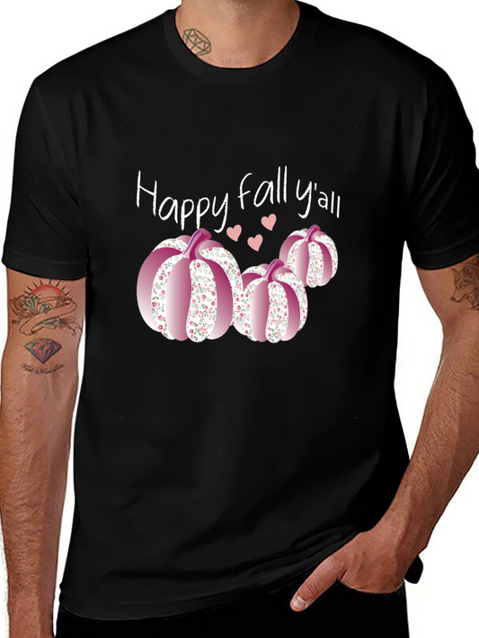 Happy Fall Yall Pumpkin T-Shirt