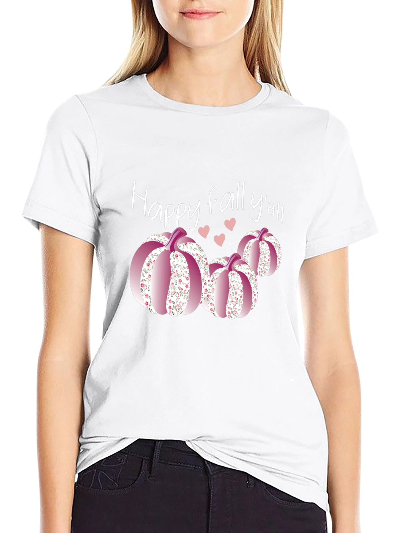 Happy Fall Yall Pumpkin T-Shirt
